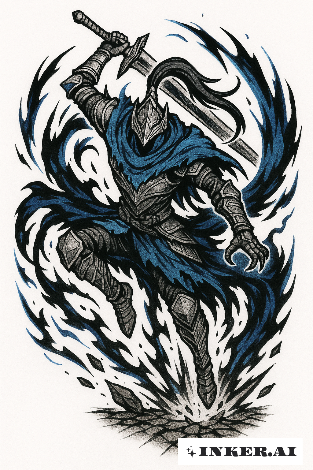Saut Abyssal d'Artorias de Dark Souls