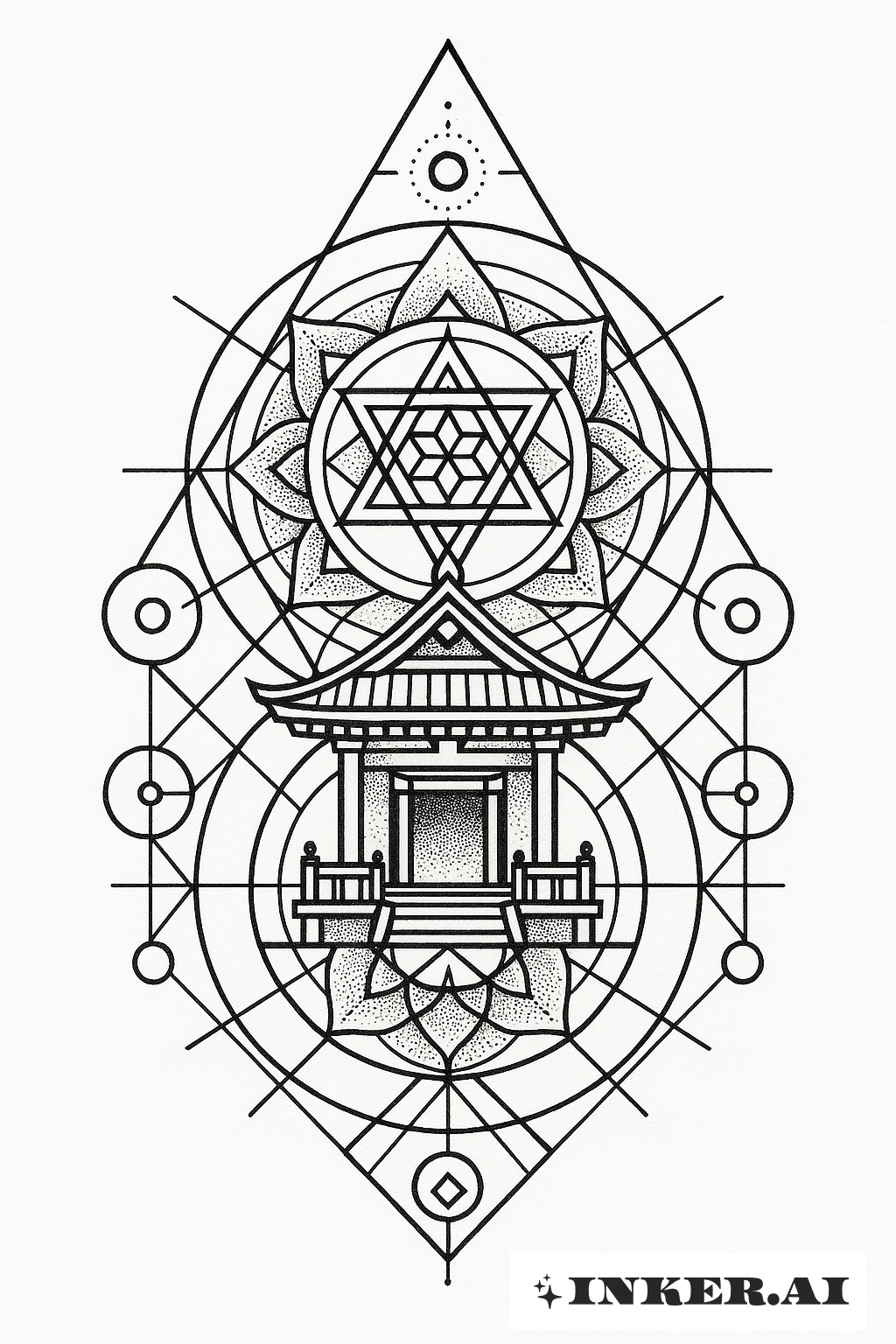 宿儺の神社の神聖幾何学