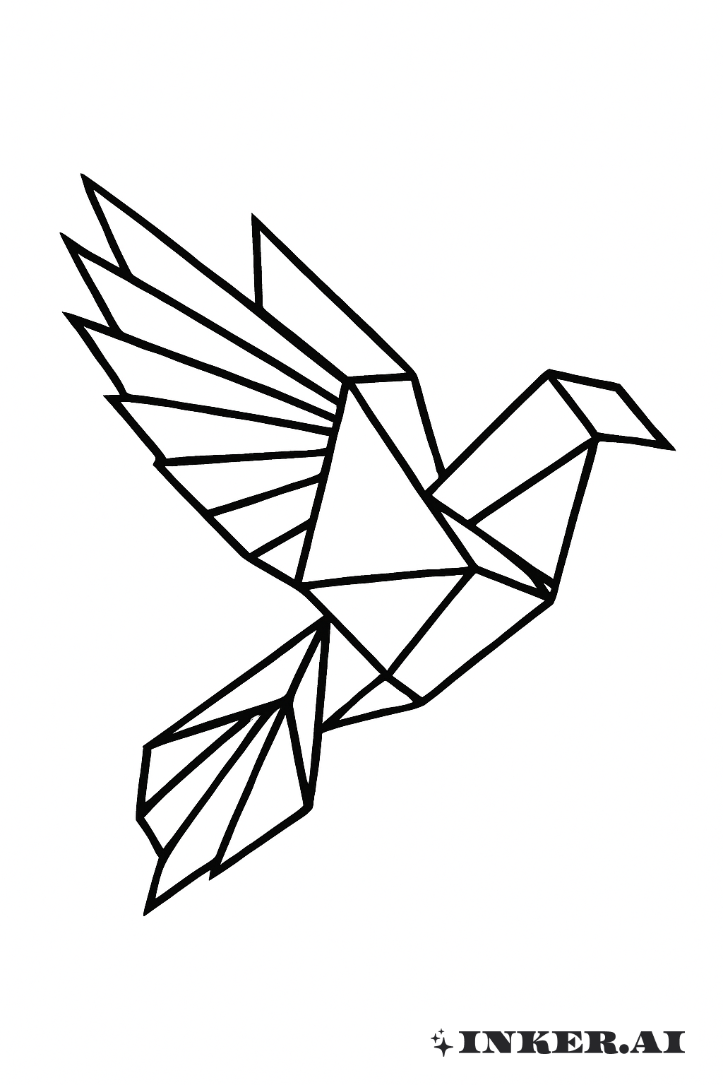 Colombe Volante en Origami