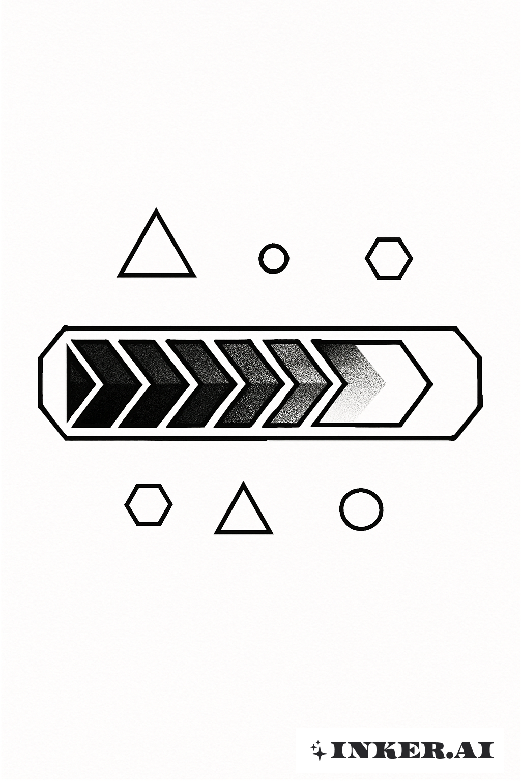 ジェネレーションZの抽象的デジタルロードバー