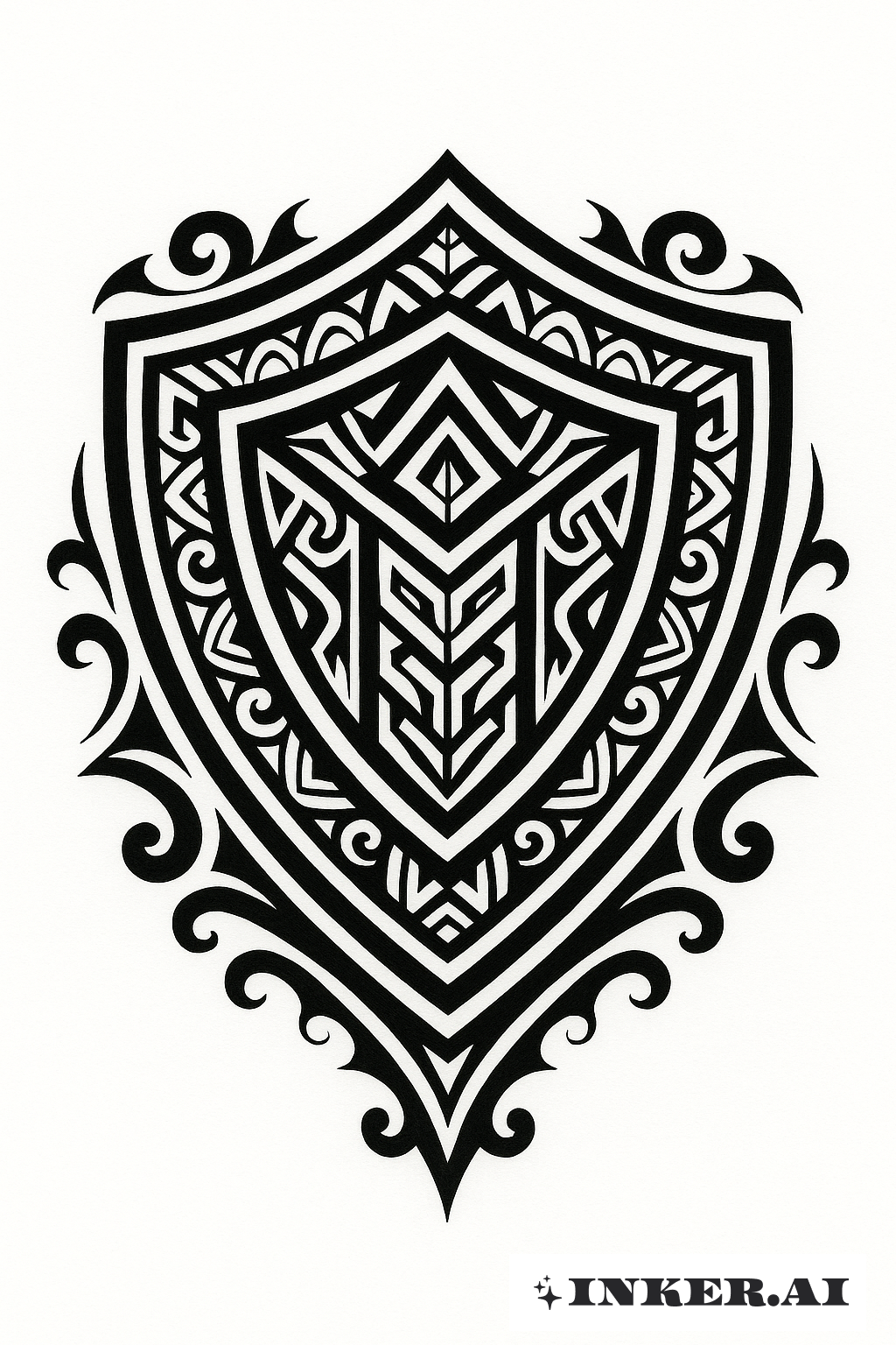 피트 헥세스를 위한 부족 방패