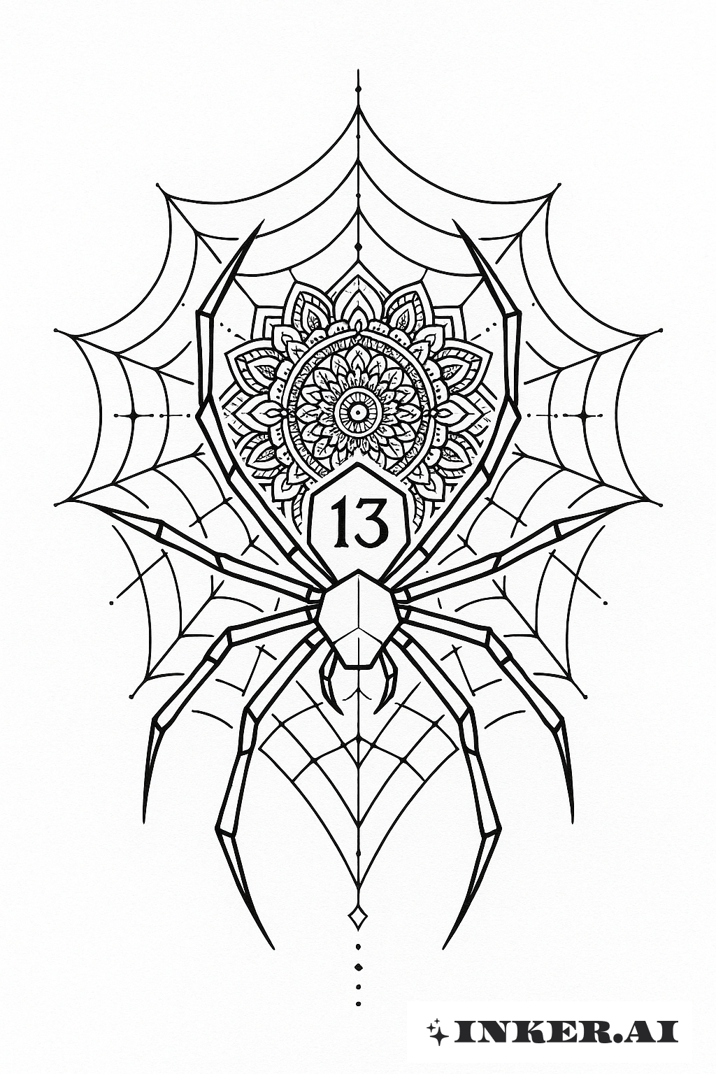 Troupe Fantasma de la Geometría Sagrada Araña