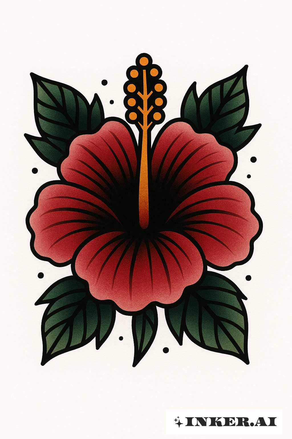 Flor de Hibisco Hawaiano Audaz
