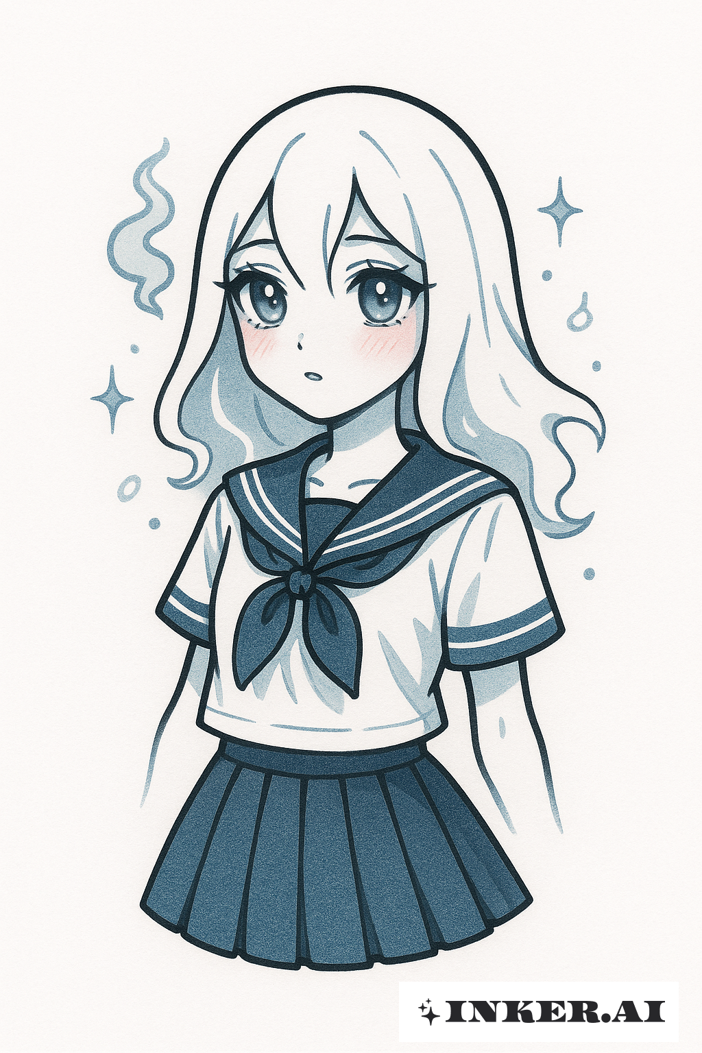 Ghost Face In A High School Uniform