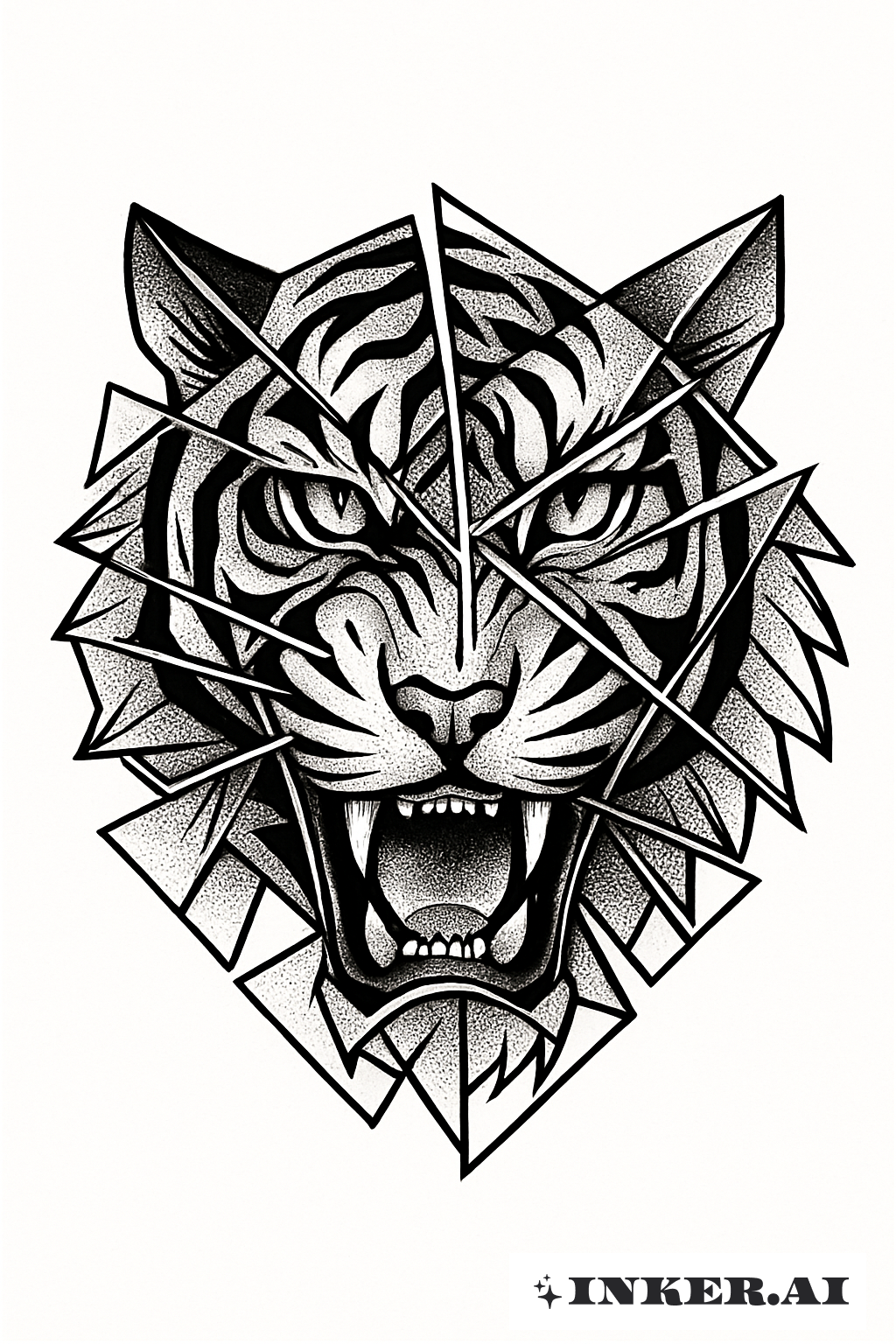 Visage de Tigre Fracturé d’un Yakuza