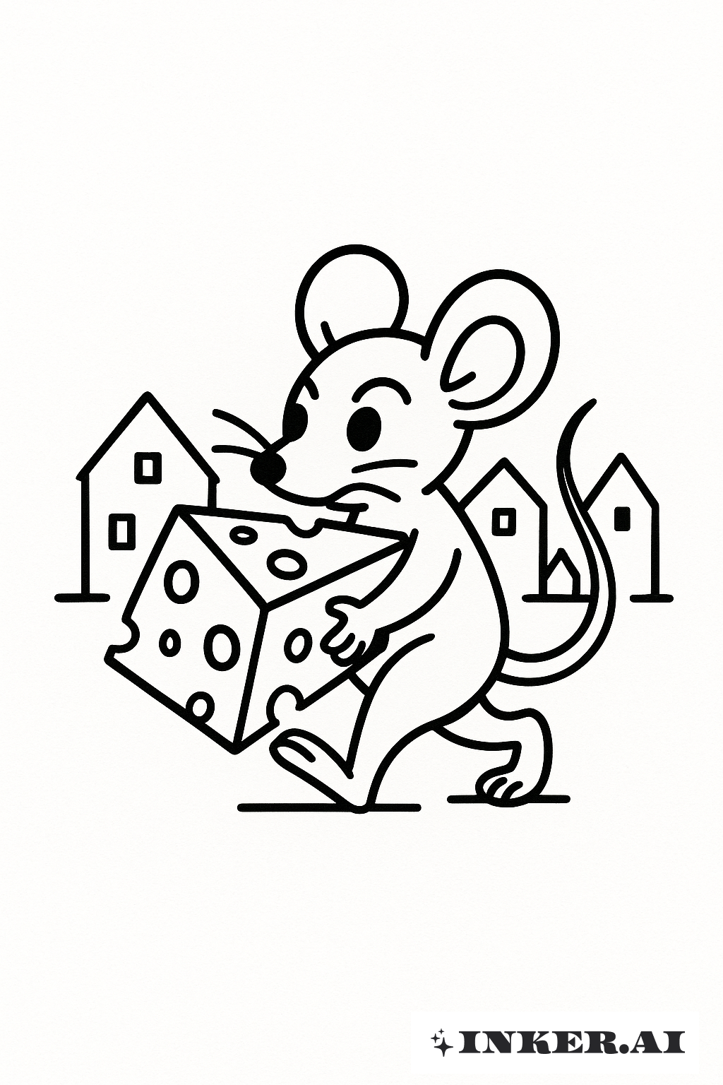 Mouse Town's Cheese Thief