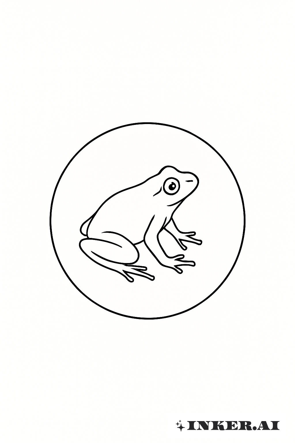 Petite Grenouille Enfermée dans un Cercle