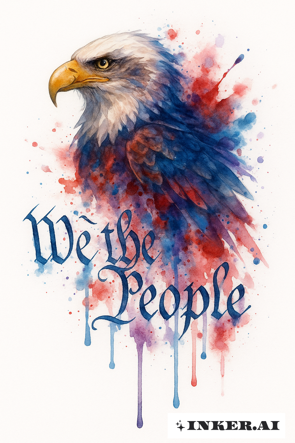 Uma Águia se Dissolve em Nós, o Povo Espirra