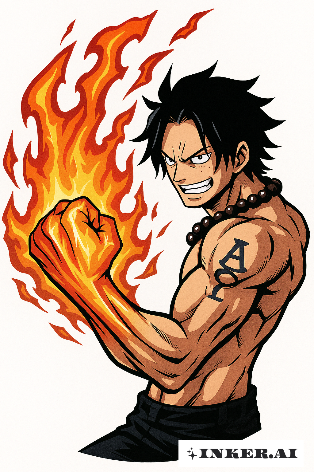 エースの力強いワンピース火拳