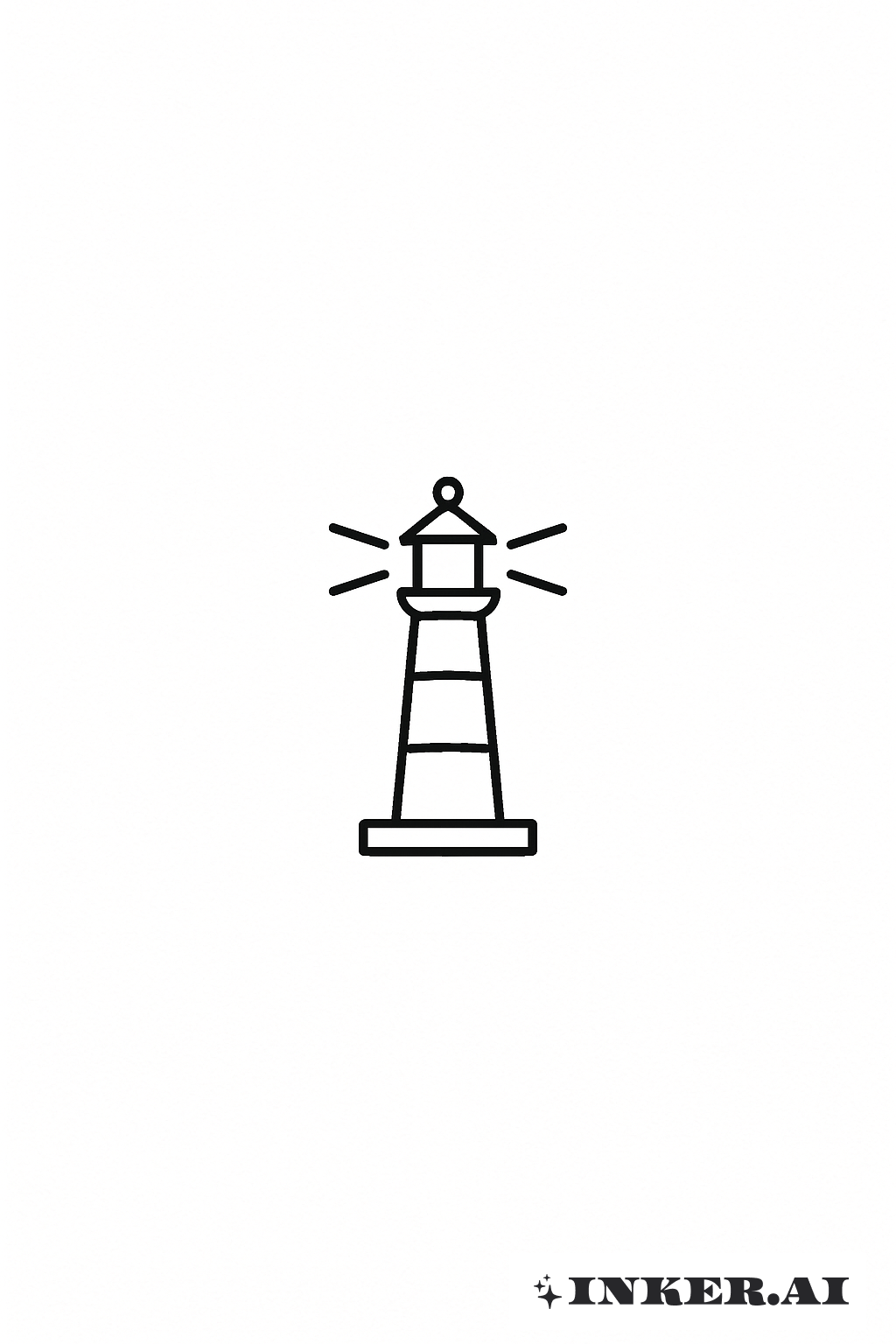 Icône Minuscule de Phare Symbolique