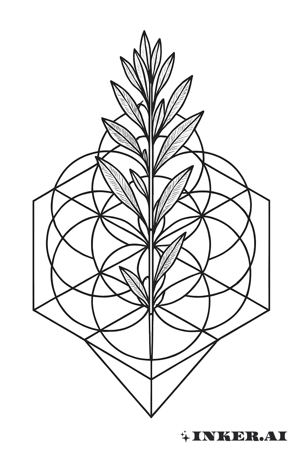 Sacred Geometry and a Sagebrush Plant
