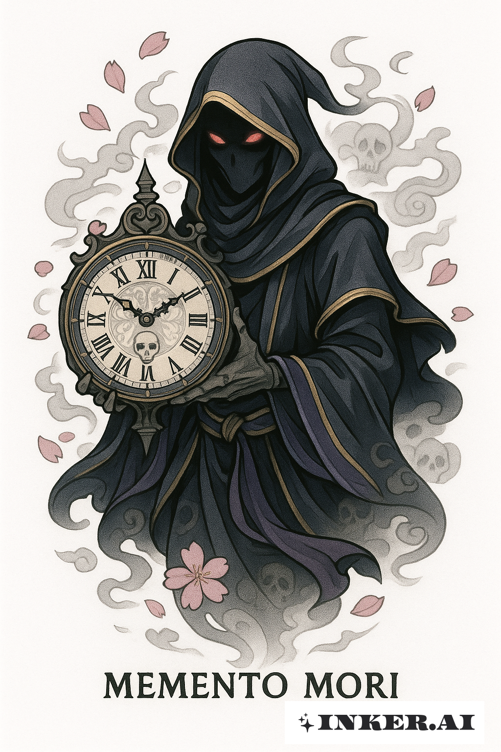 Shinigami's Uhr Memento Mori