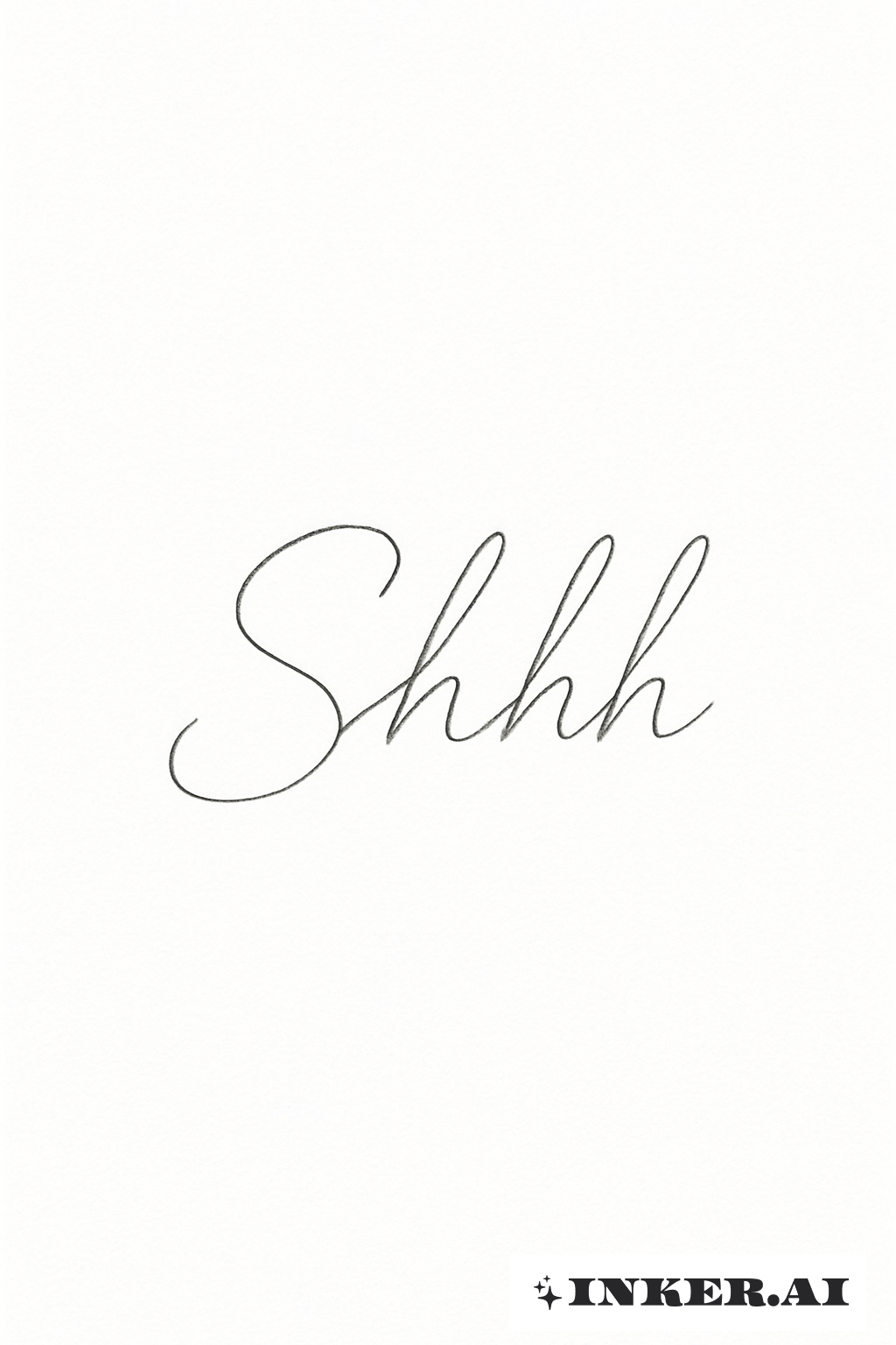 Presque Inaudible Script Chut