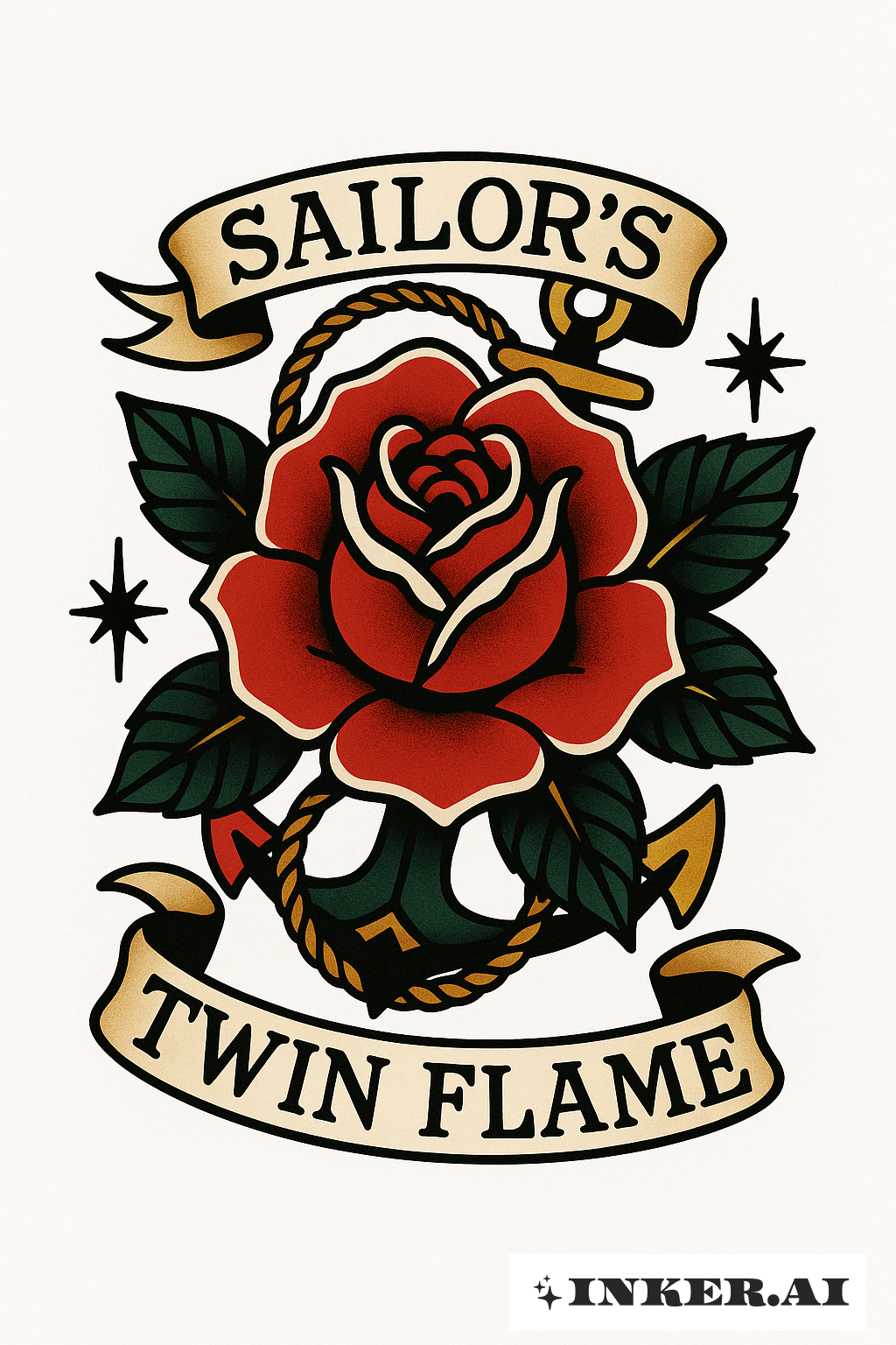 Sailor's Rose For A Twin Flame