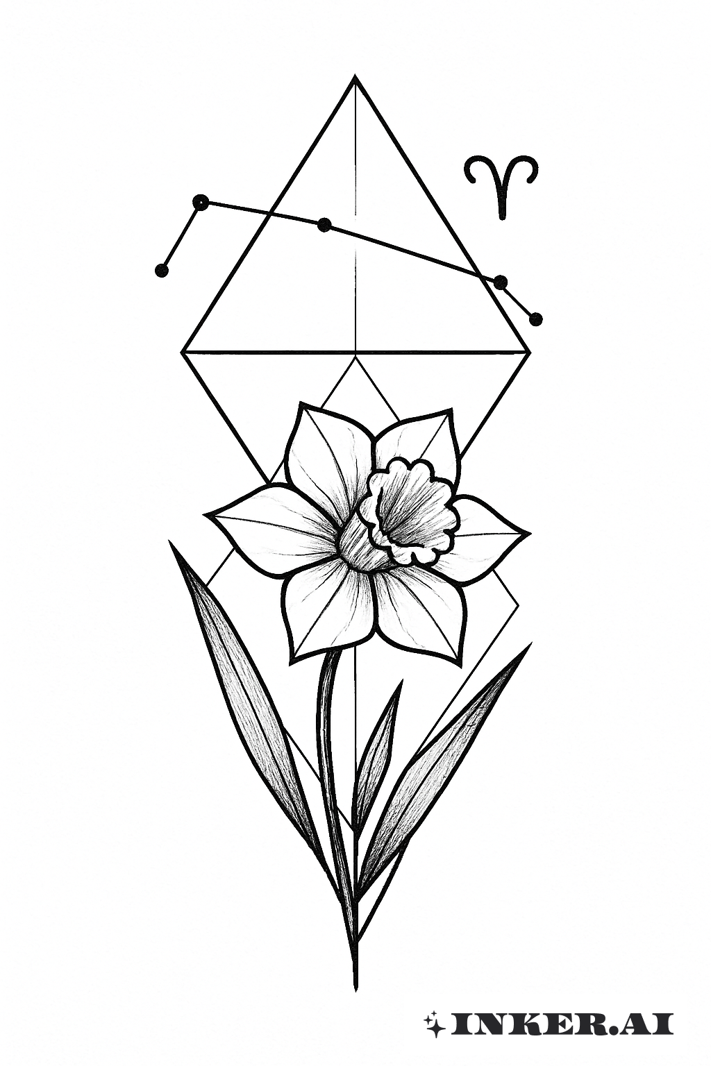 La Constellation du Bélier Et Une Jonquille