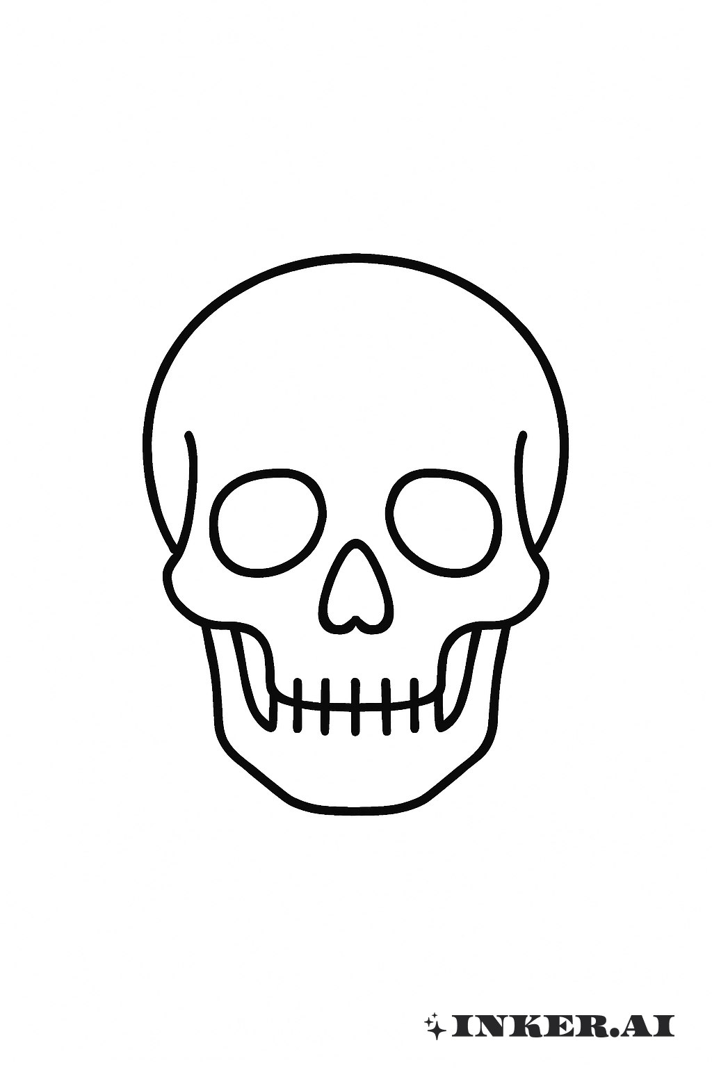 Um Contorno Simples de Totenkopf