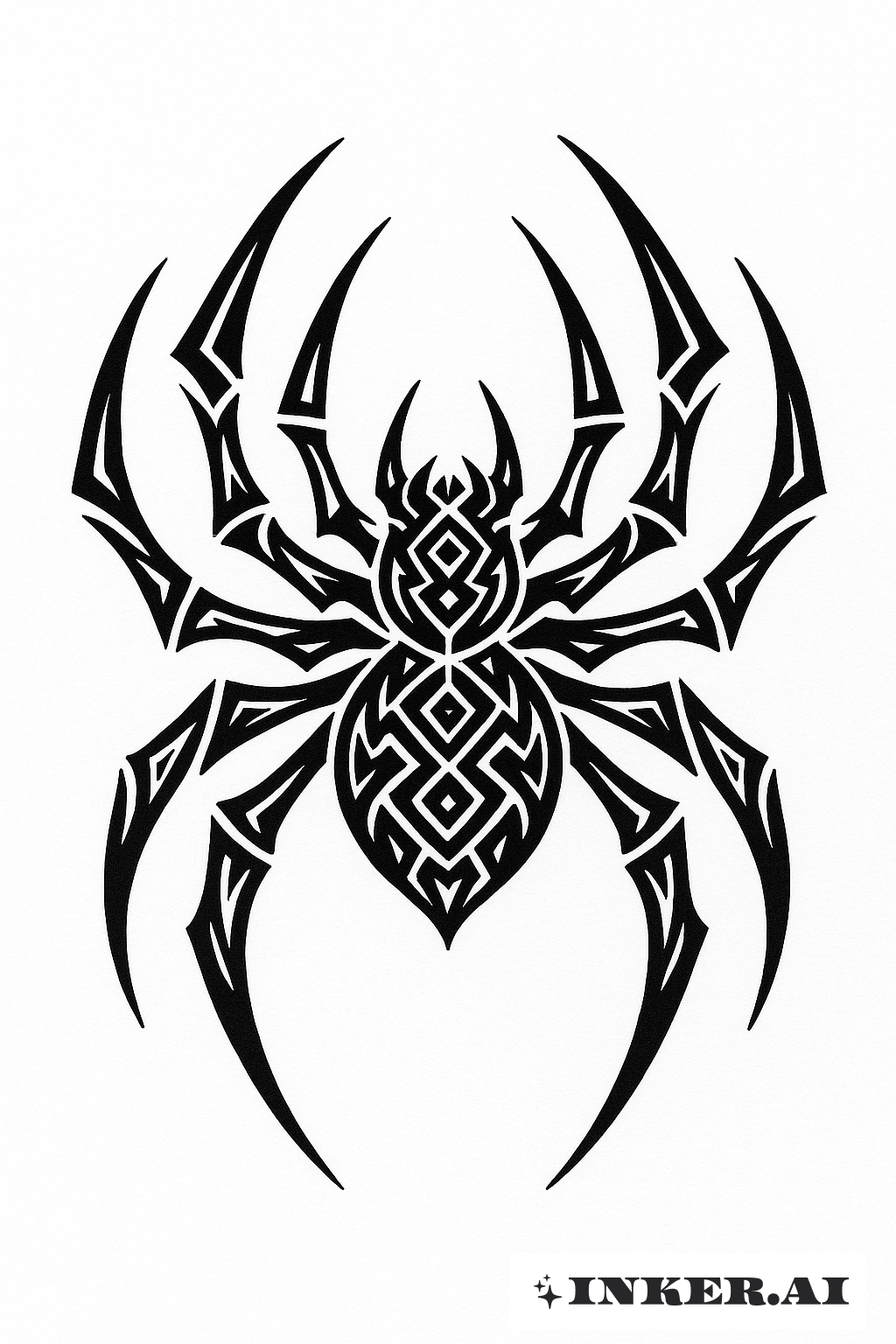 Tribal Pattern Phantom Troupe Spider