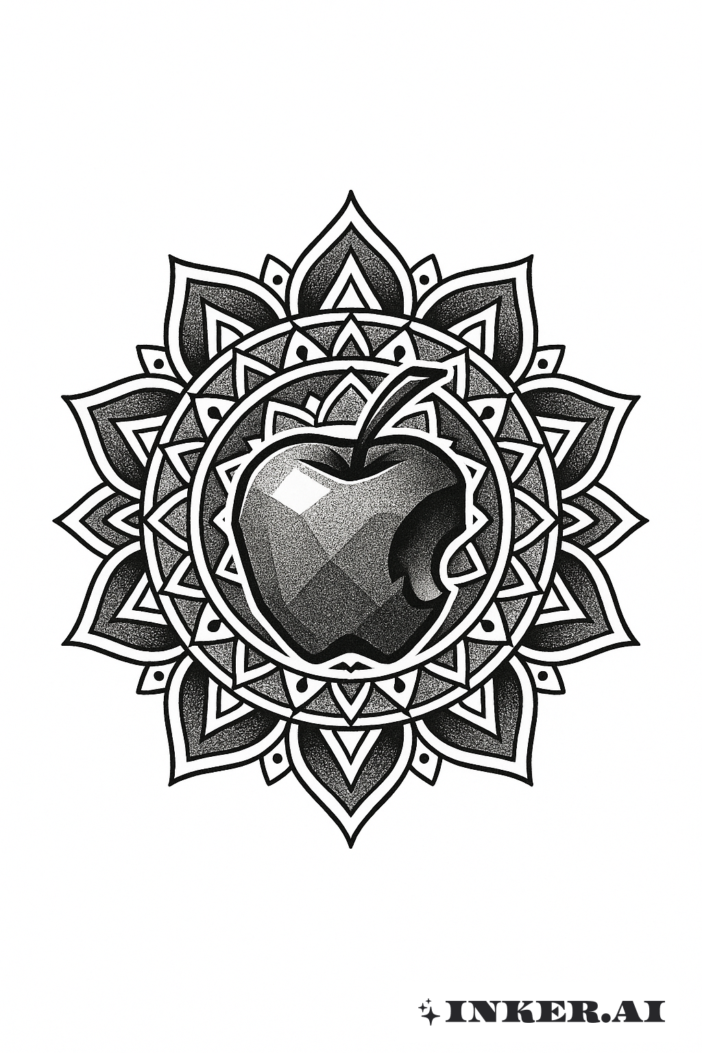 The Bad Apple at the Center of a Mandala