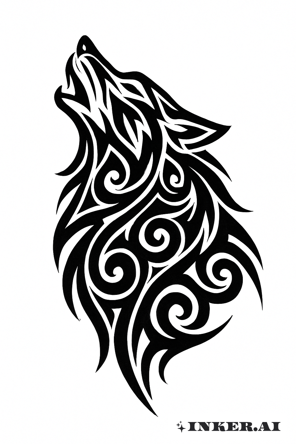 부족 헤그세스 늑대 울부짖음