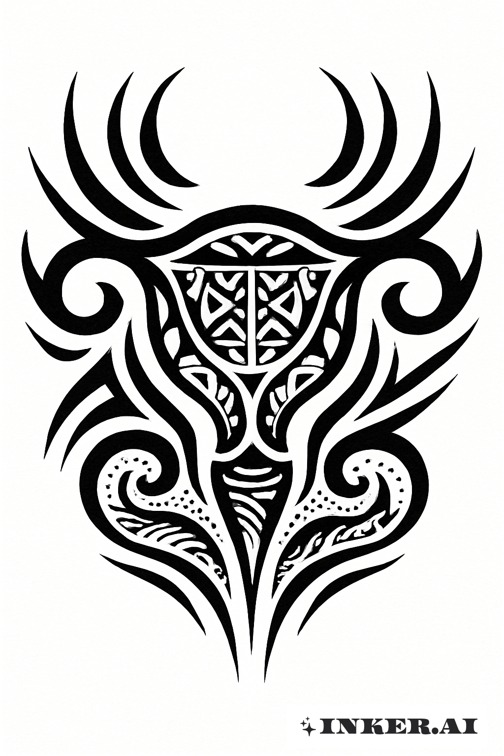 Symmetrische Kraft des Schoßes