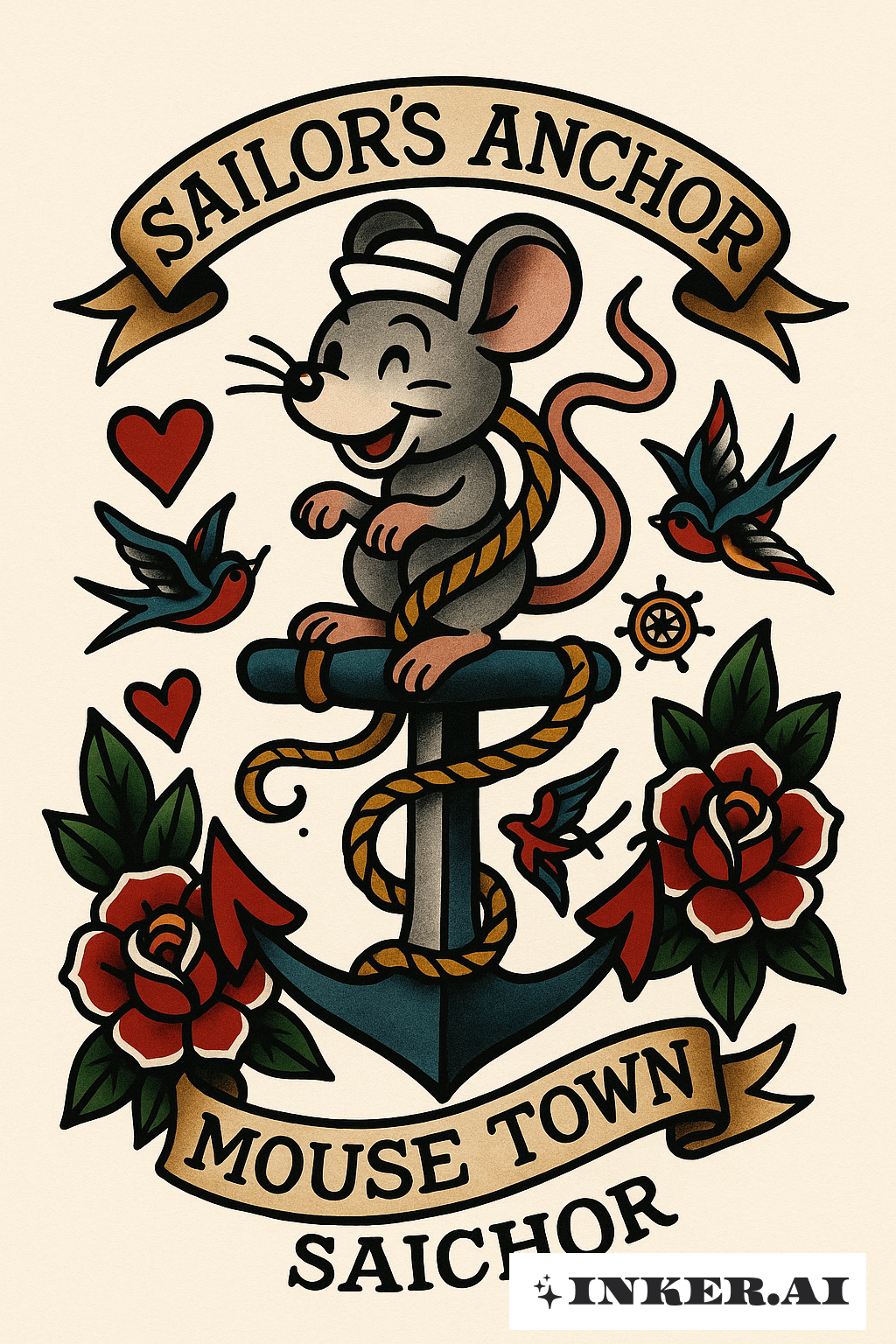 Mouse Town Sailor's Anchor