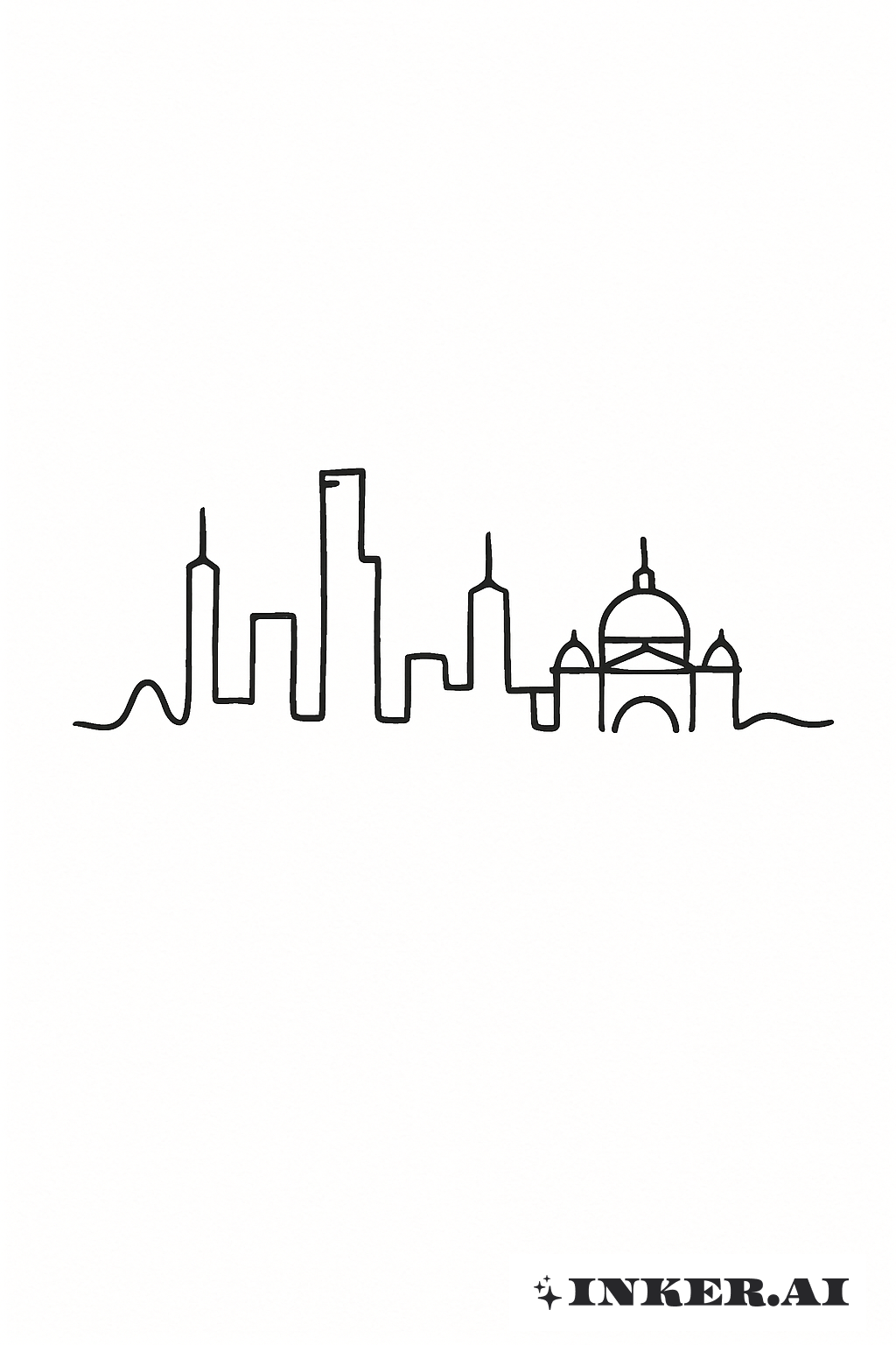 Đường cong của đường chân trời Thành phố Melbourne