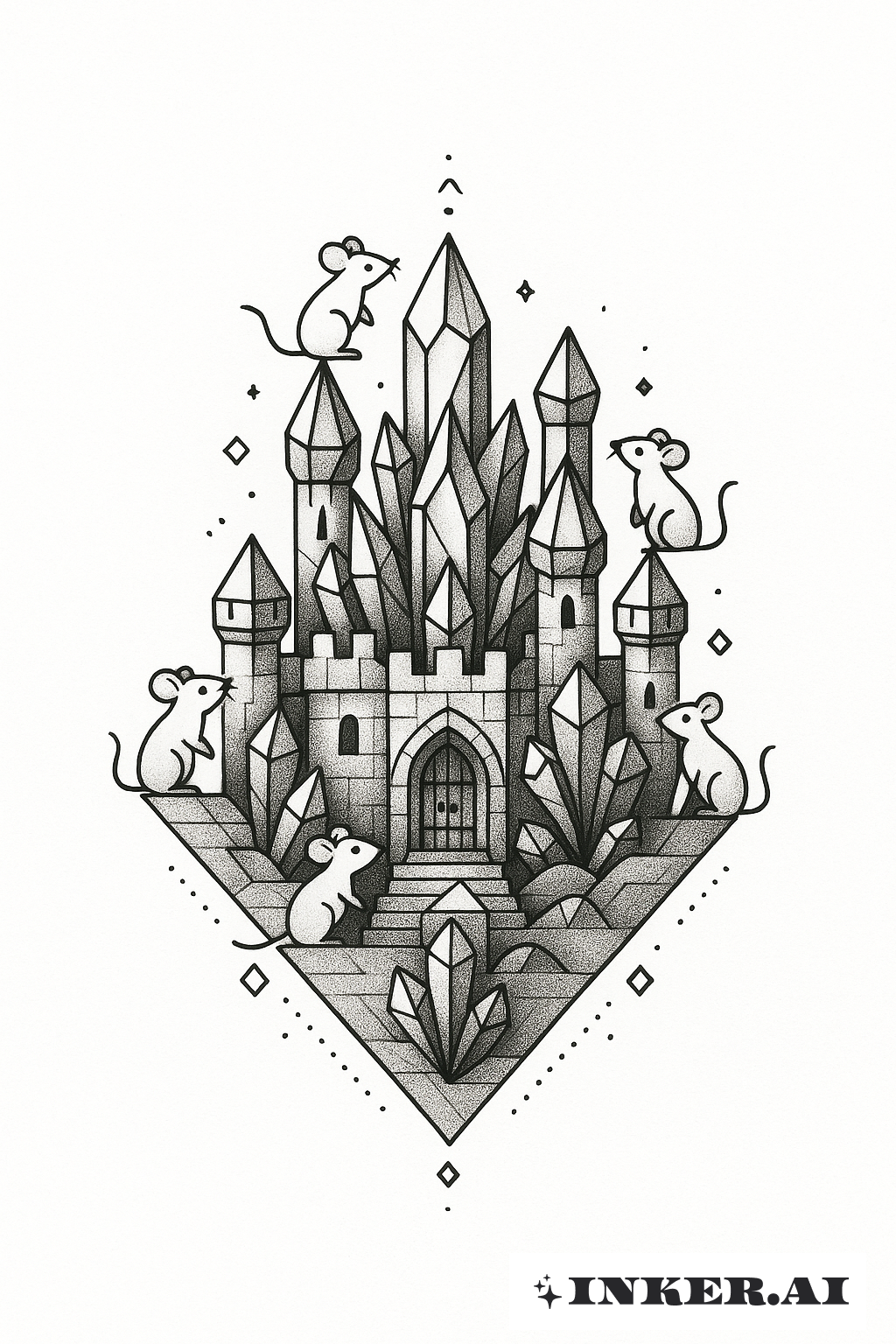 Mouse Town's Crystalline Castle