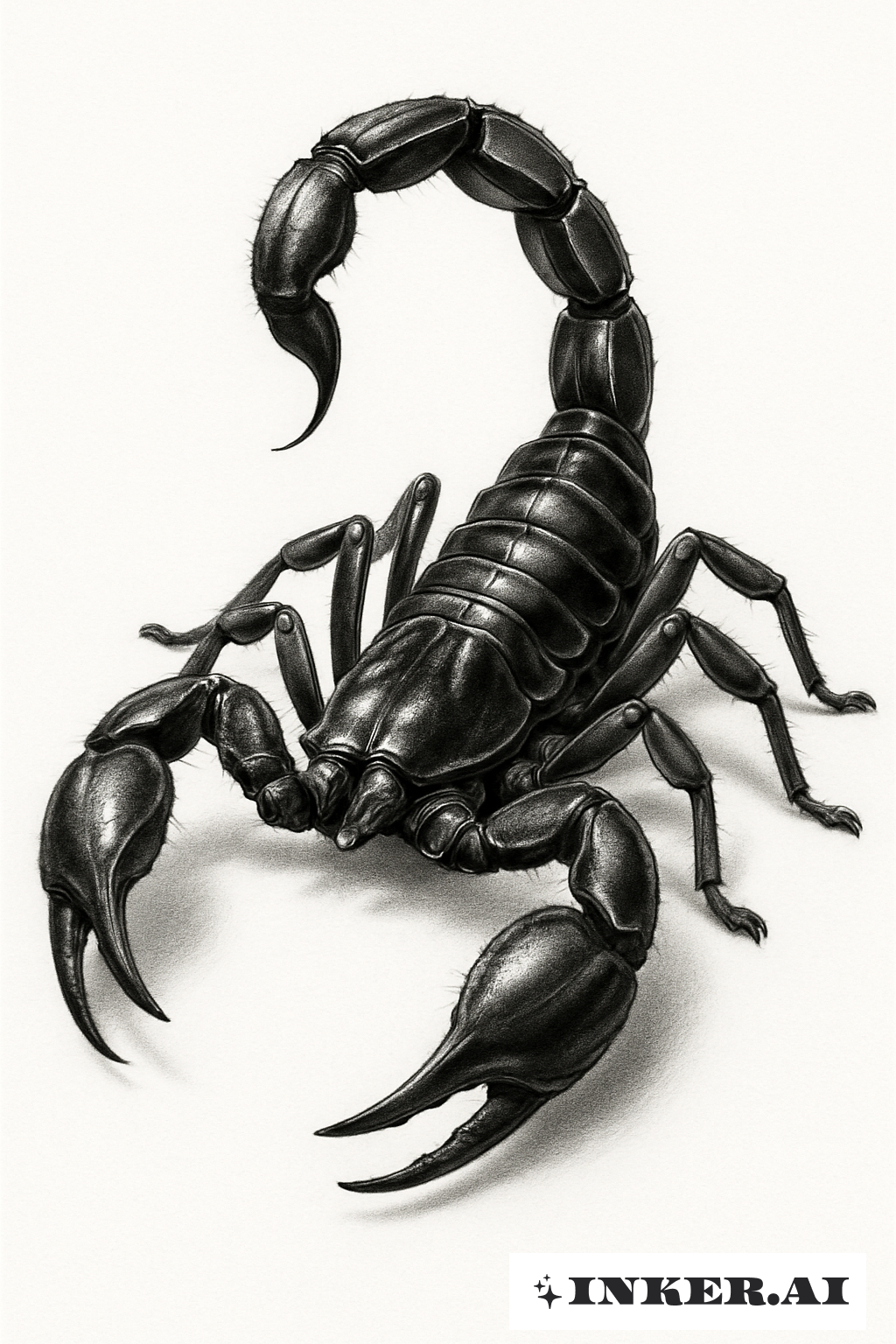 Hyper-Realistic Scorpio in Striking Pose