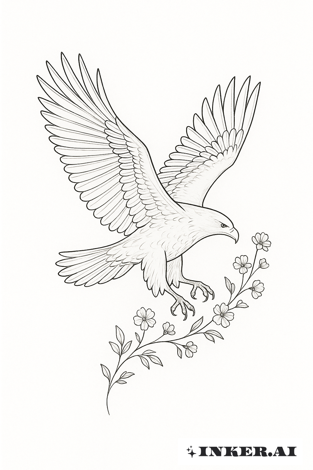 Águia Delicada e Vinhas de Flores Silvestres