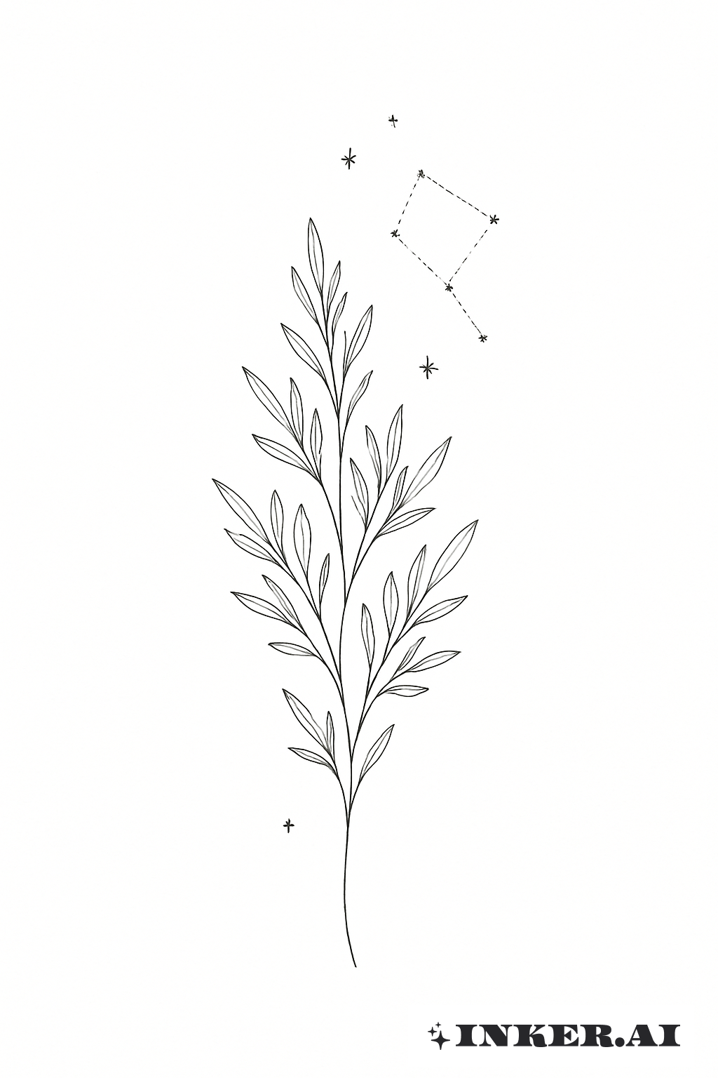 Fine Line Sagebrush and Constellations
