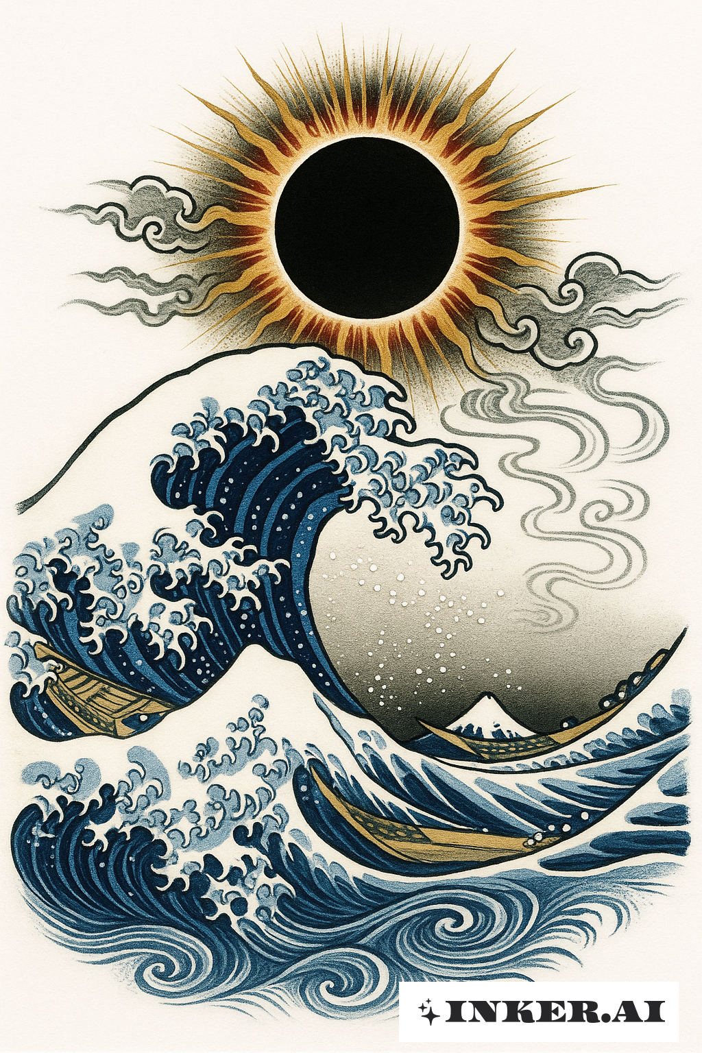 大浪與日蝕