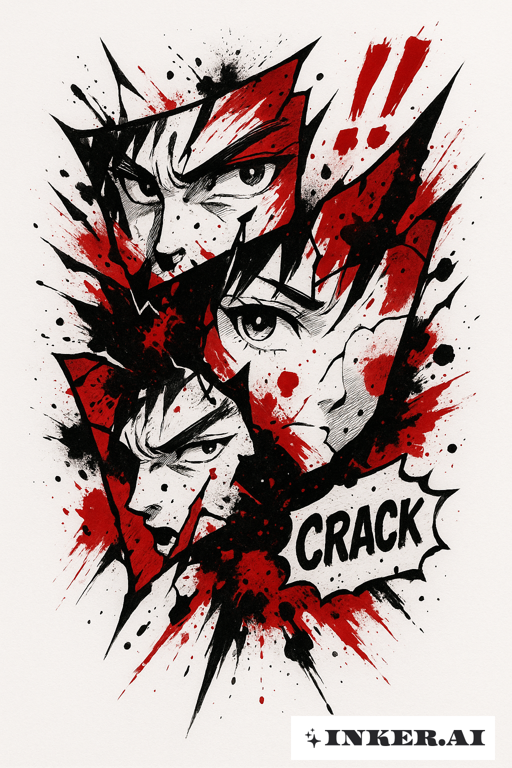 Débris de Case de Manga Trash Polka