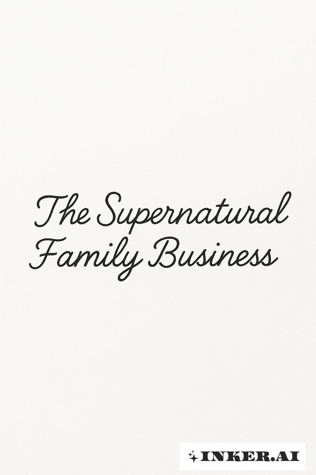 O Negócio de Família Sobrenatural em Escritura Simples