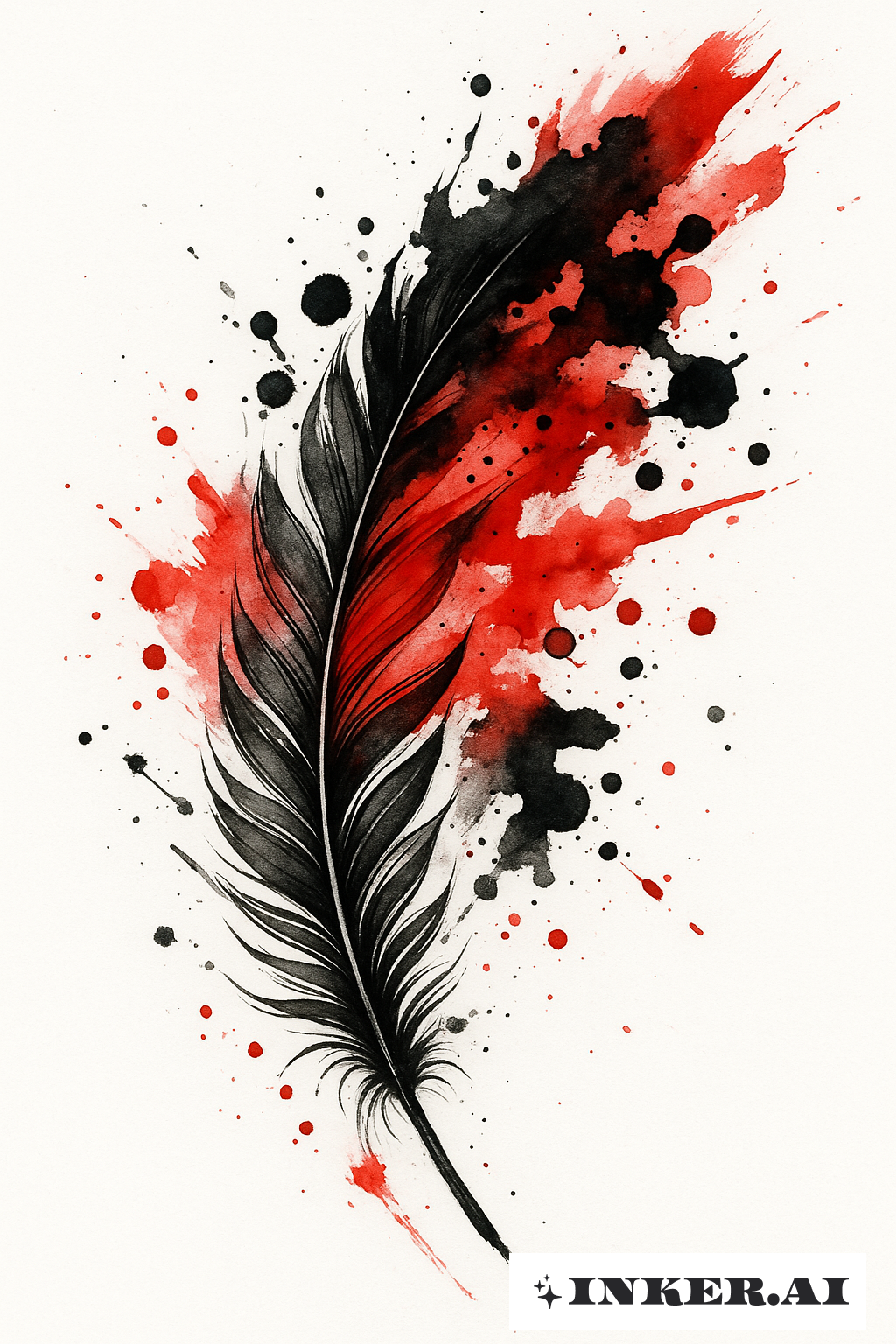 Plume en Encre Trash Polka