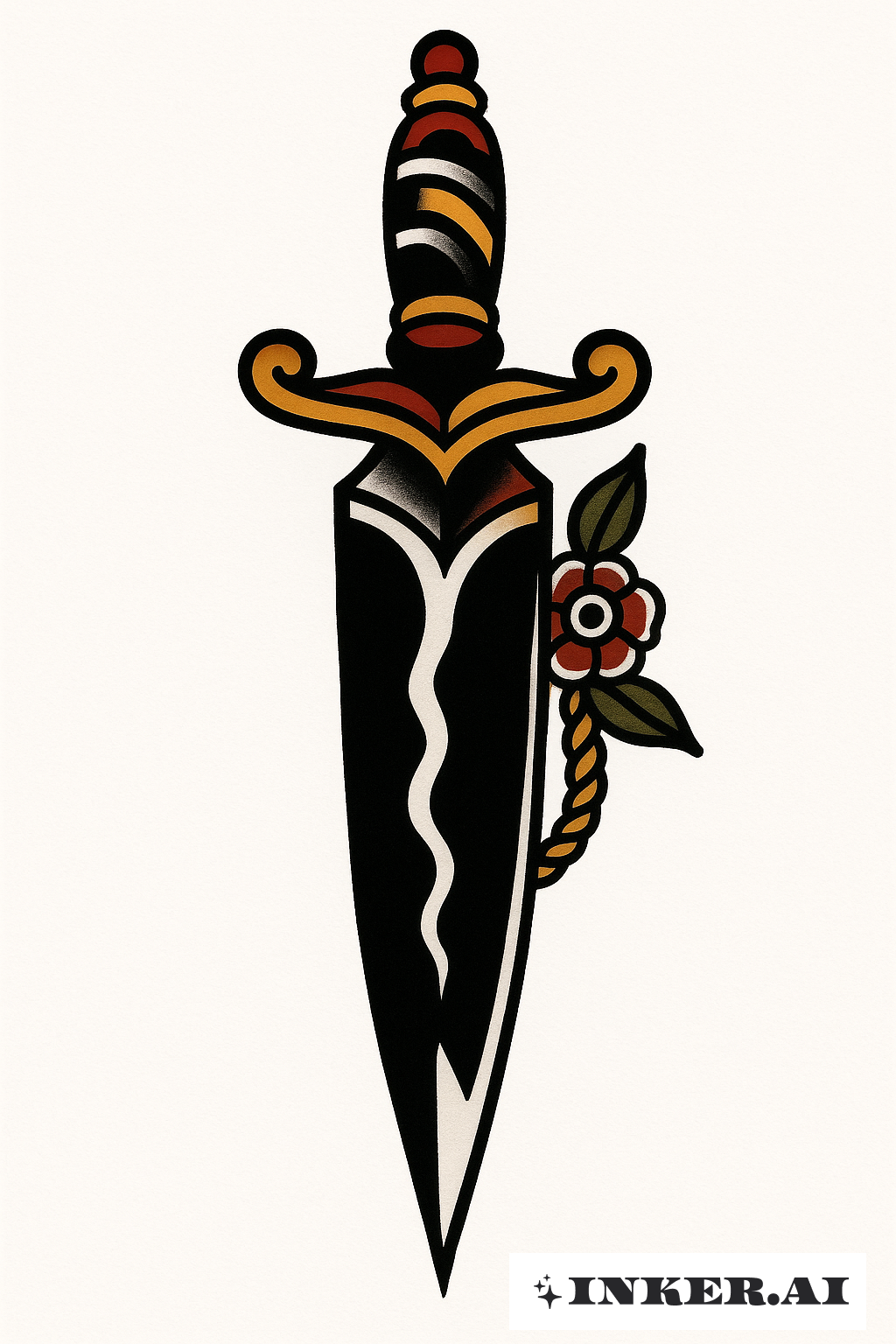 대거 네거티브 스페이스 블랙아웃