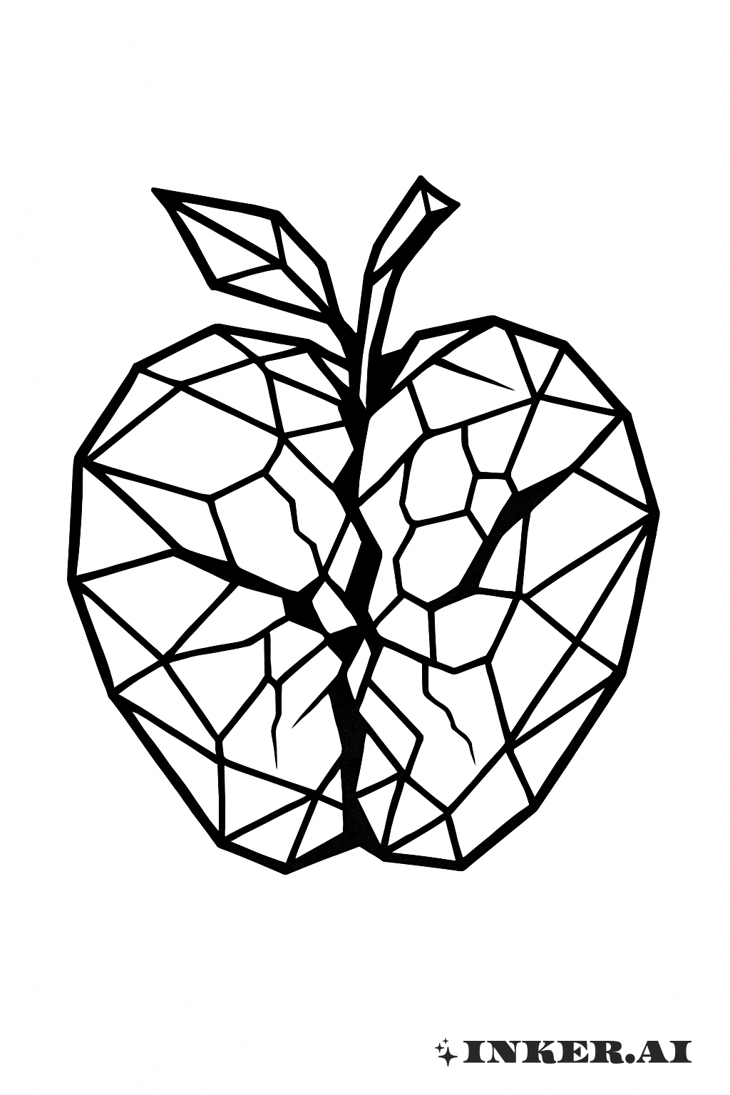 A Fractured Geometric Bad Apple