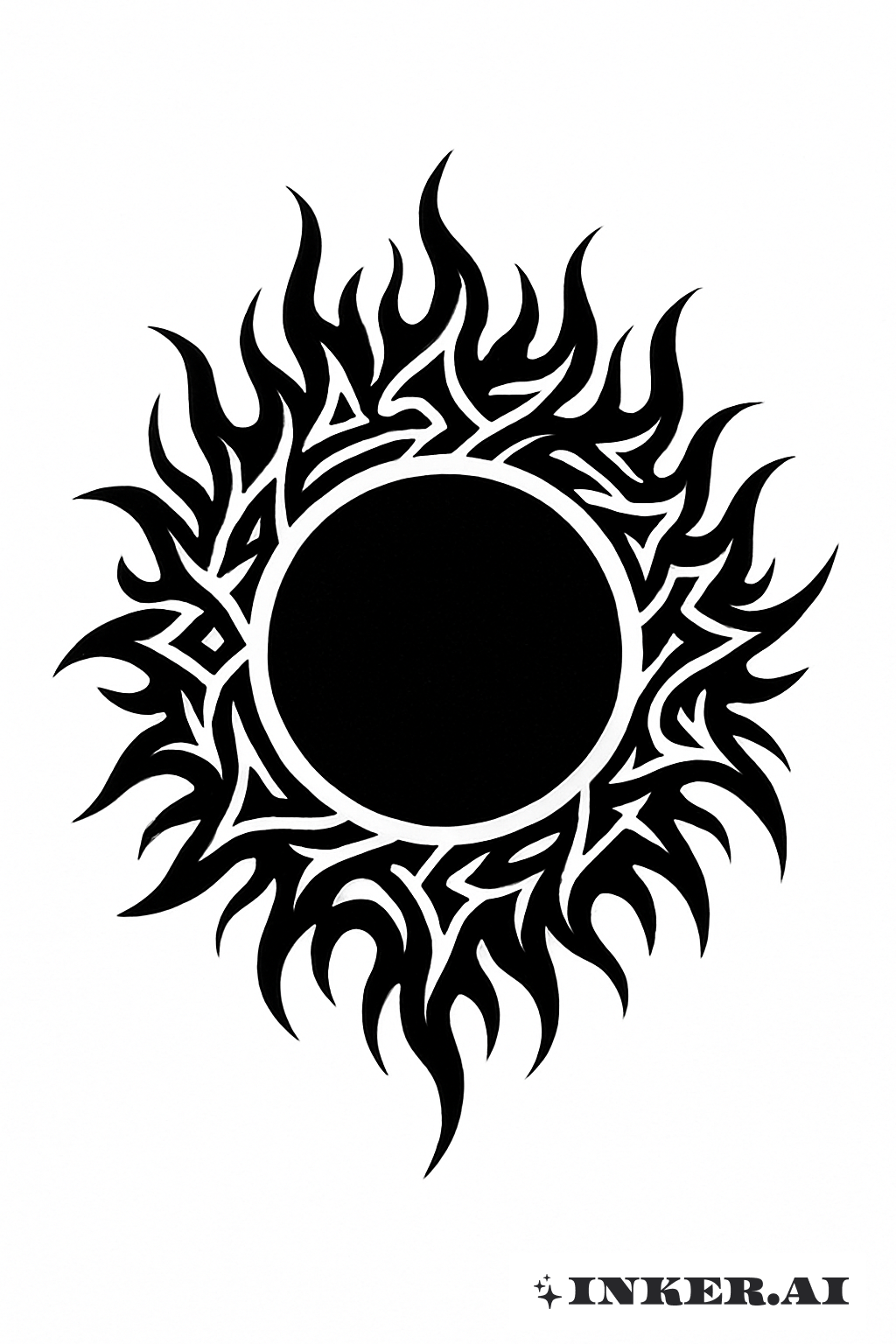 Tribal Ring Of Fire Eclipse