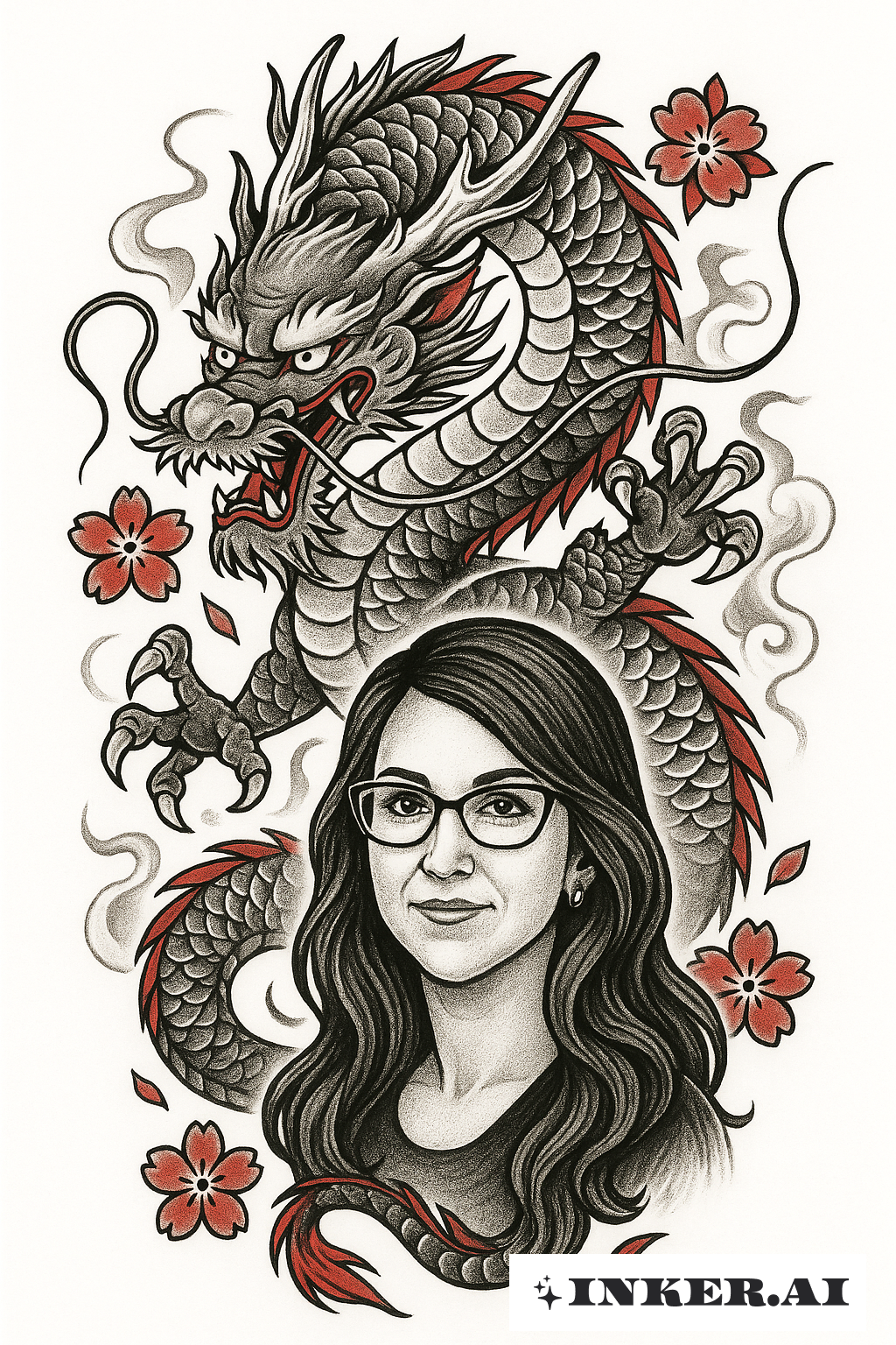 巨龍環繞羅倫·博伯特