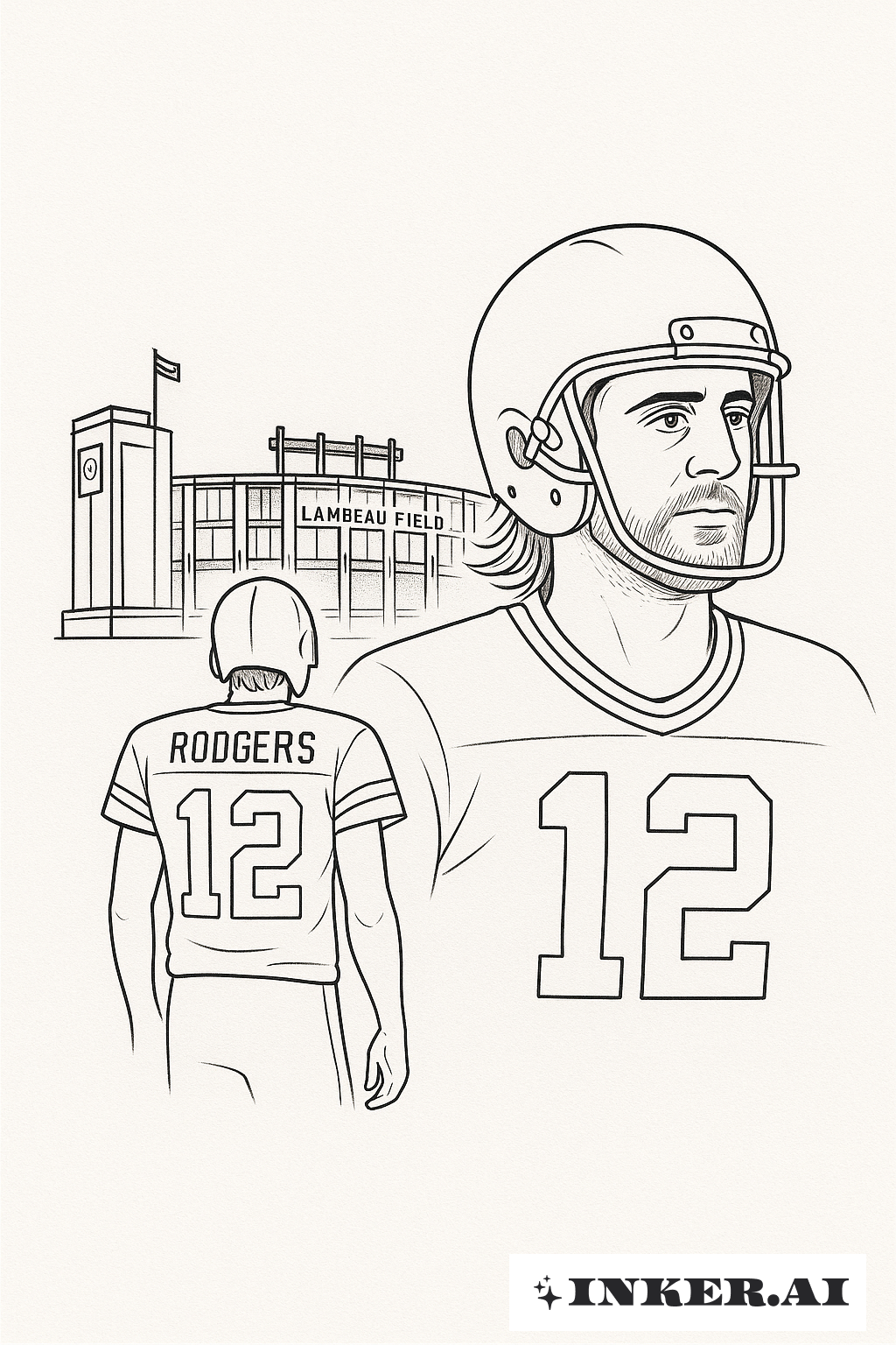 藍寶菲爾德外框搭配亞倫·羅傑斯