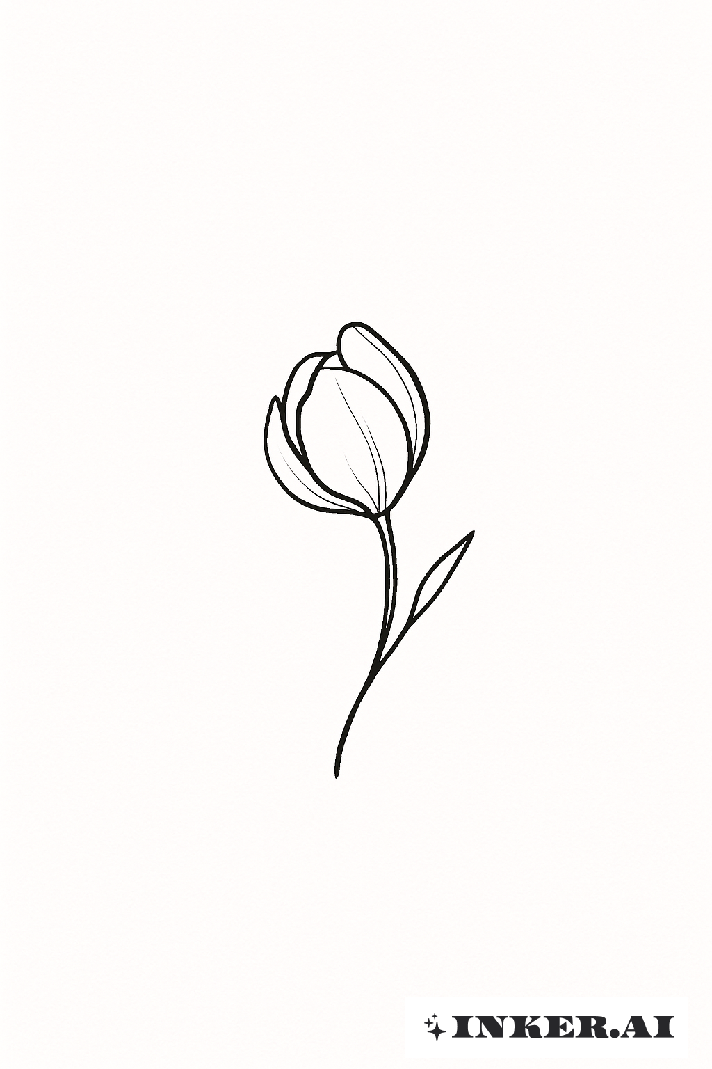 Un Simple Capullo de Orquídea Desplegándose
