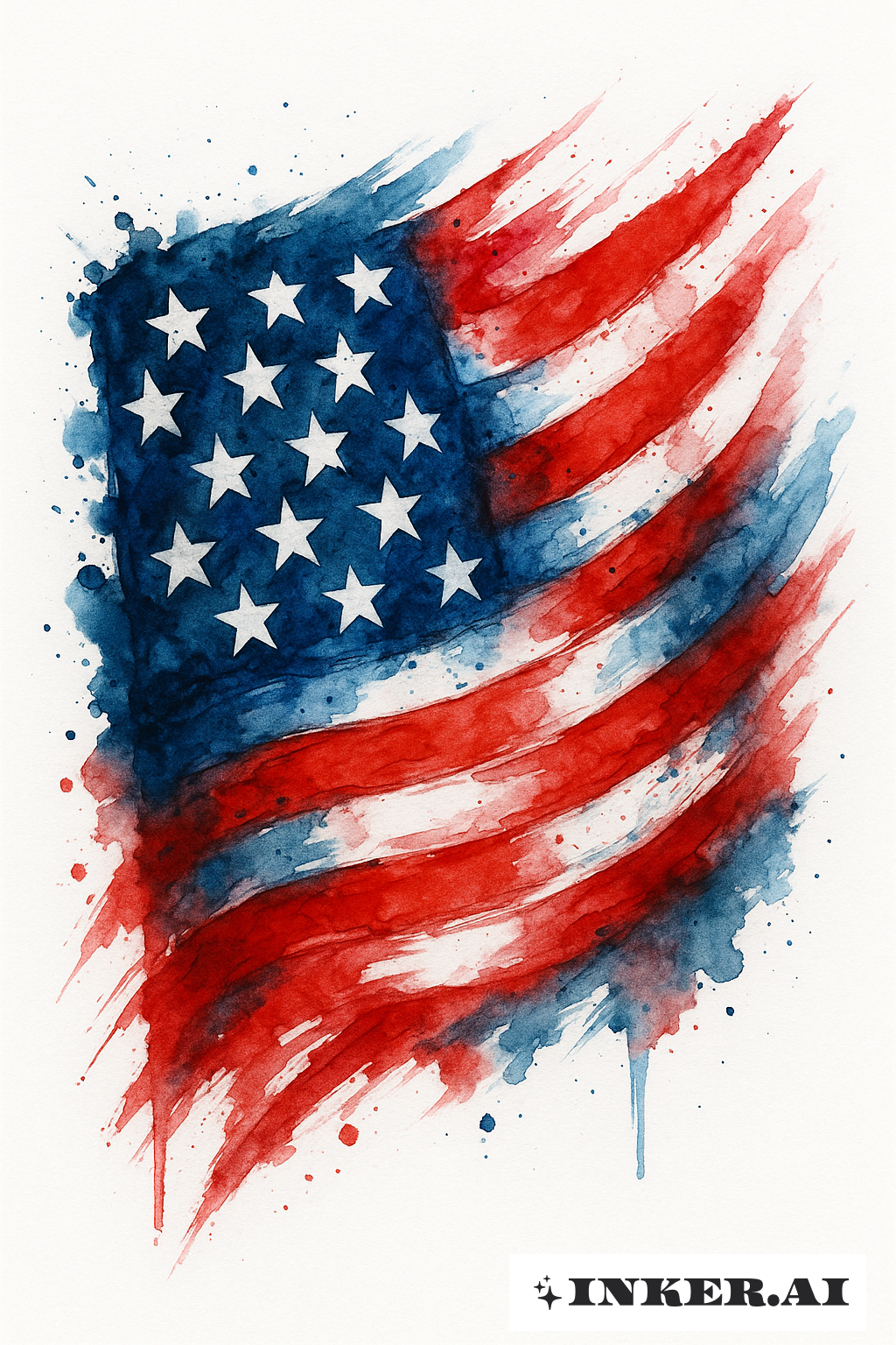 Hegseths Gespritzte Amerikanische Flagge