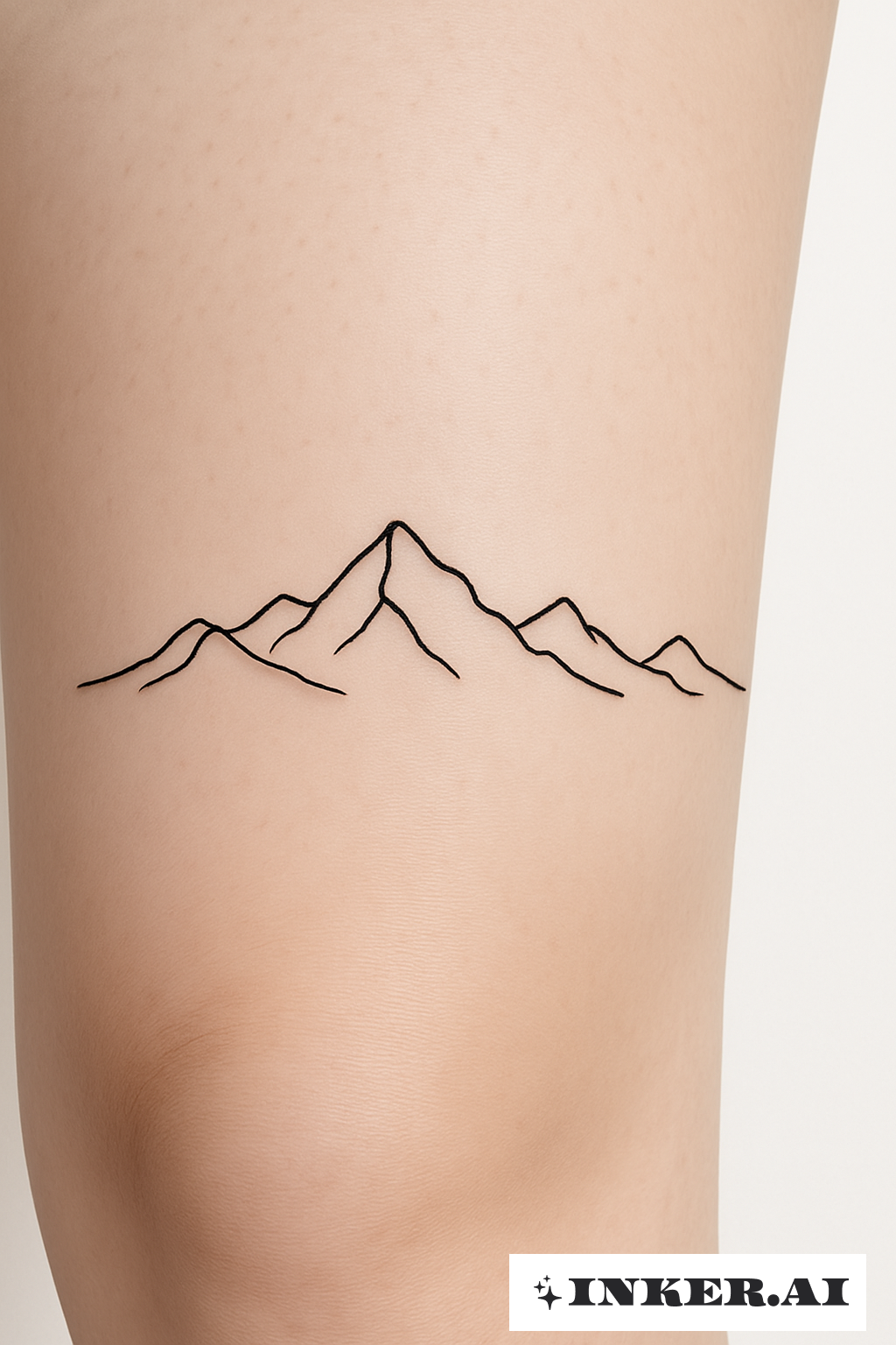 Silhueta de Cordilheira na Coxa