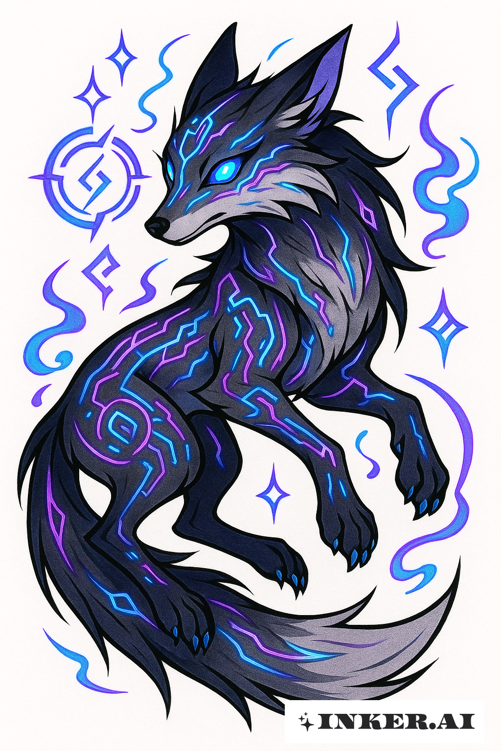 Summoned Cyber Sigilism Spirit Fox