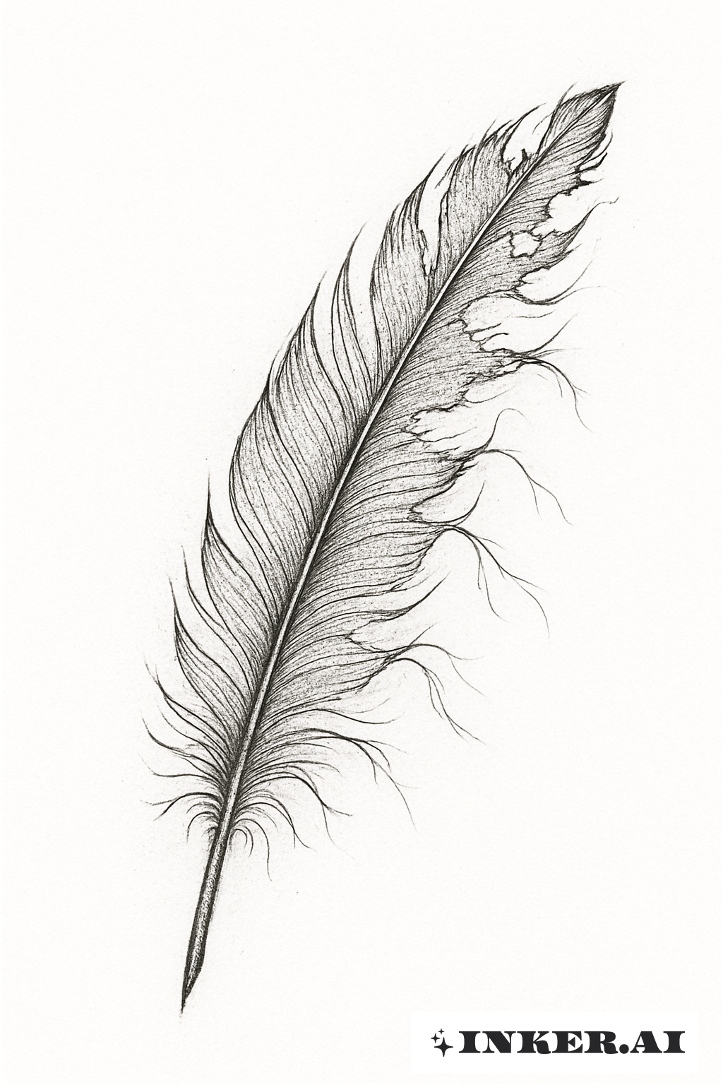 Une Plume Unique Infectée et Désintégrante