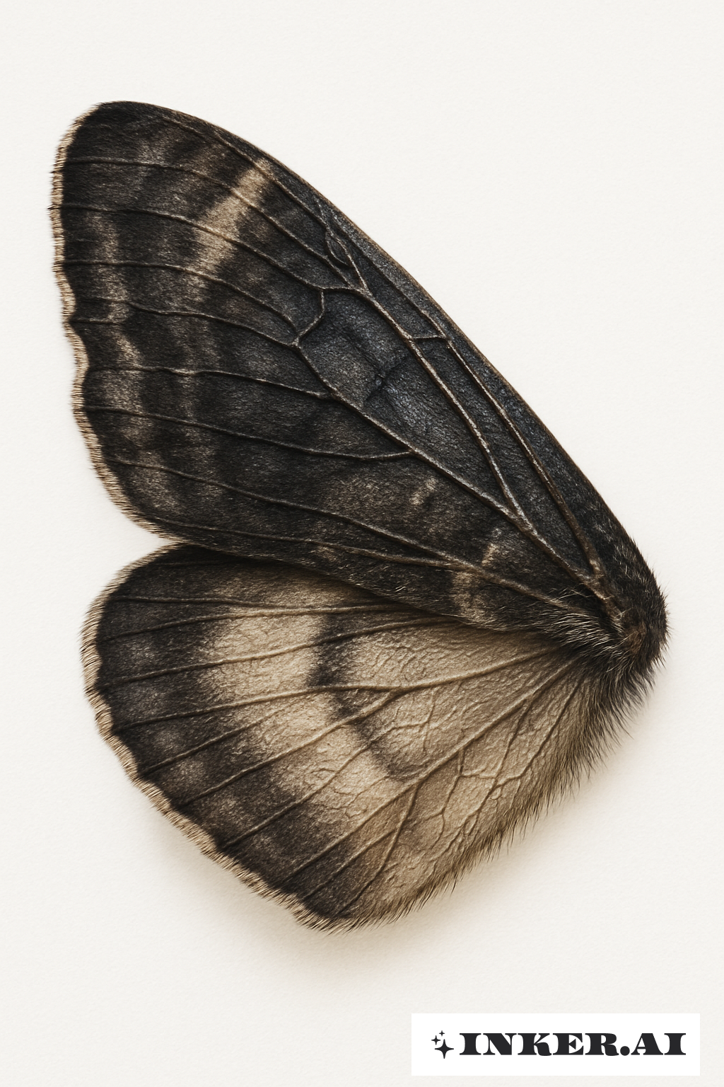 Hyper-Realistic Death Moth Wing Texture