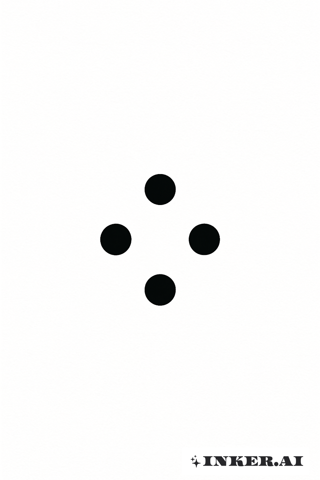 Three Dots Forming A Diamond