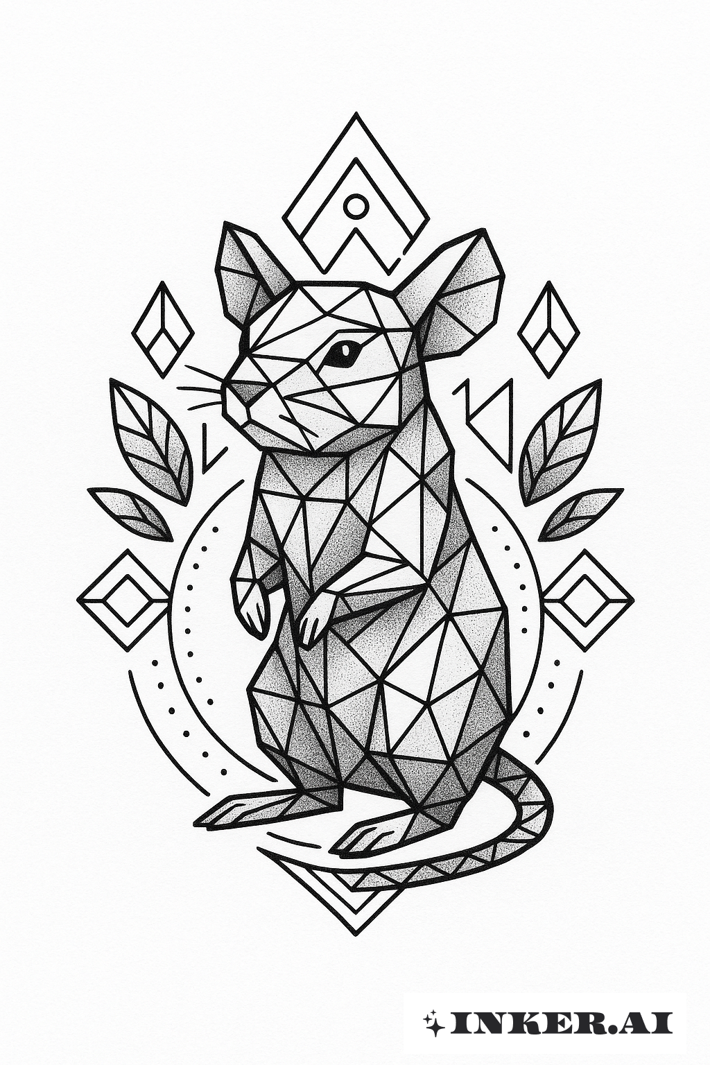 Geometric Guardian of Mouse Town