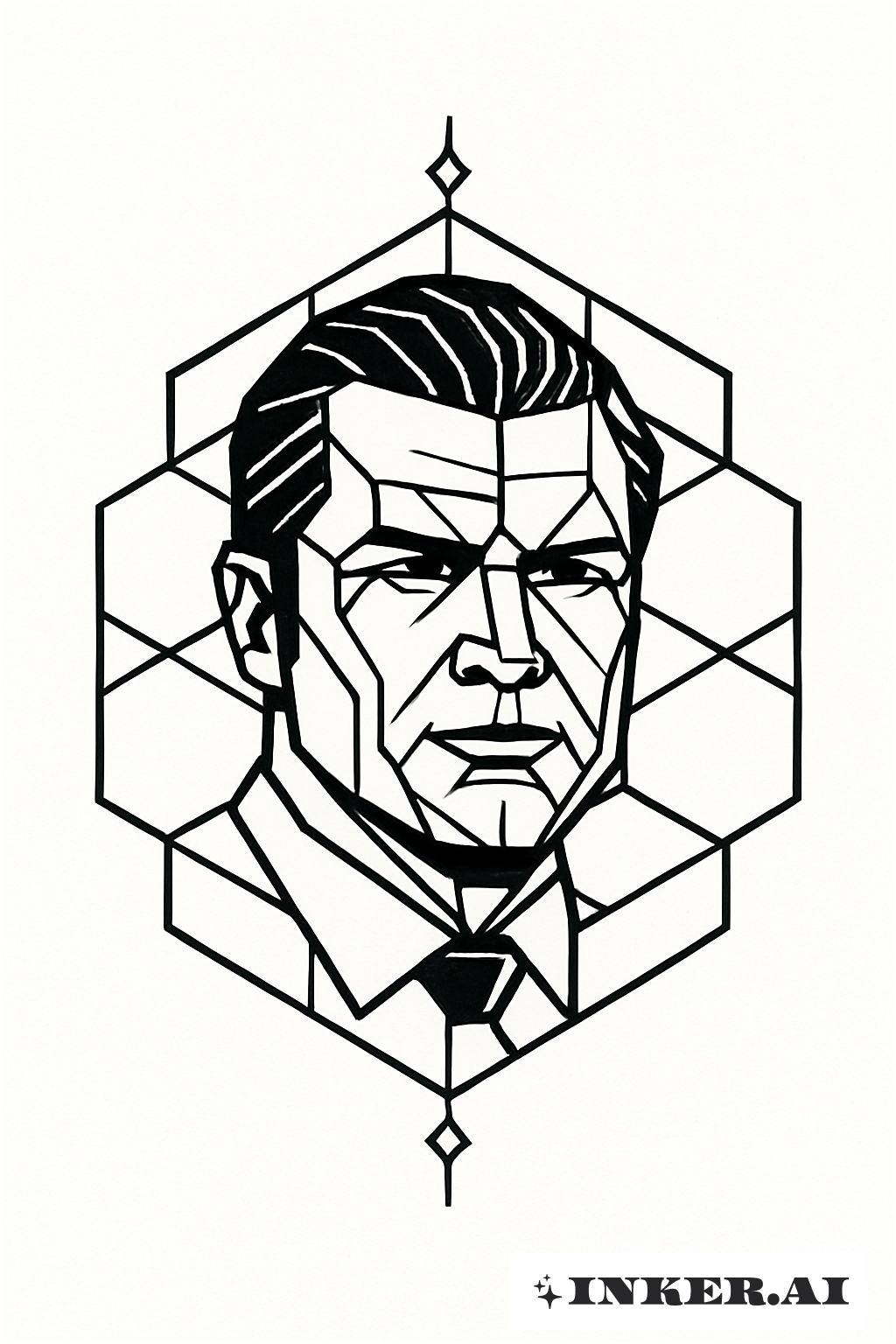 육각형 패턴 속 피트 헤그세스