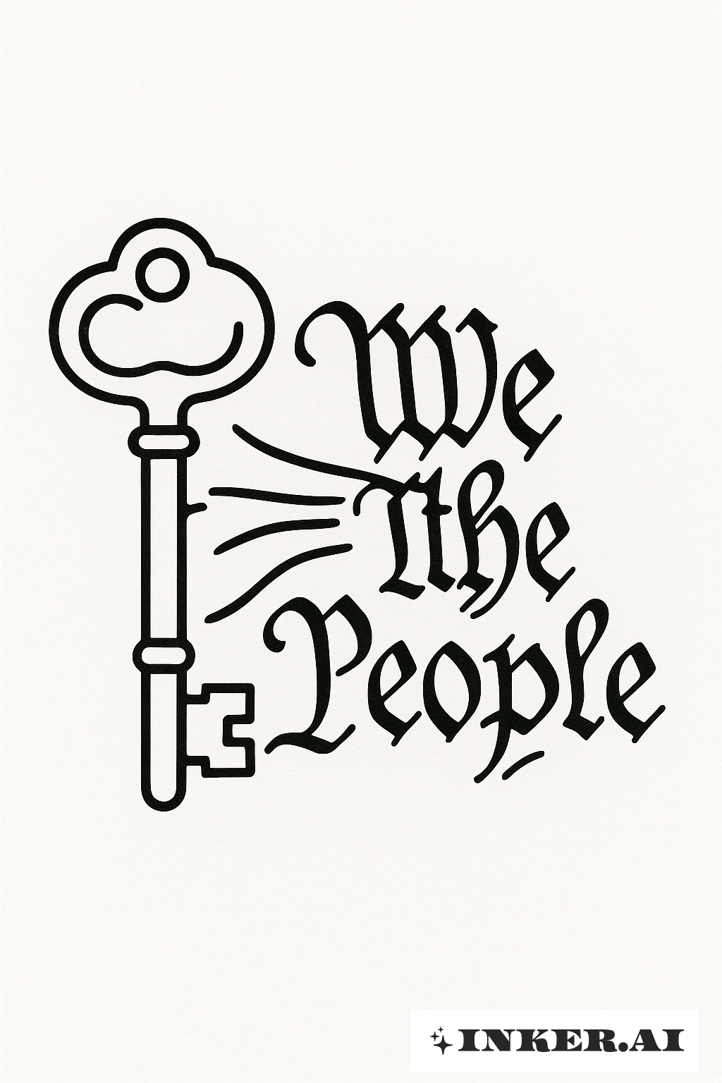 Uma Chave Desbloqueia as Palavras Nós o Povo