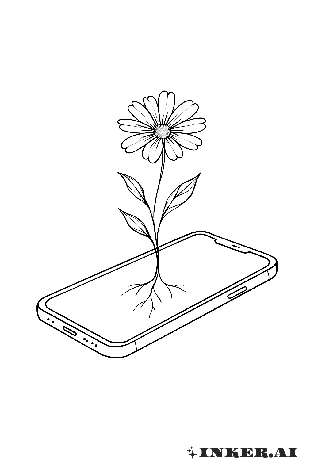 電話から育つZ世代の花